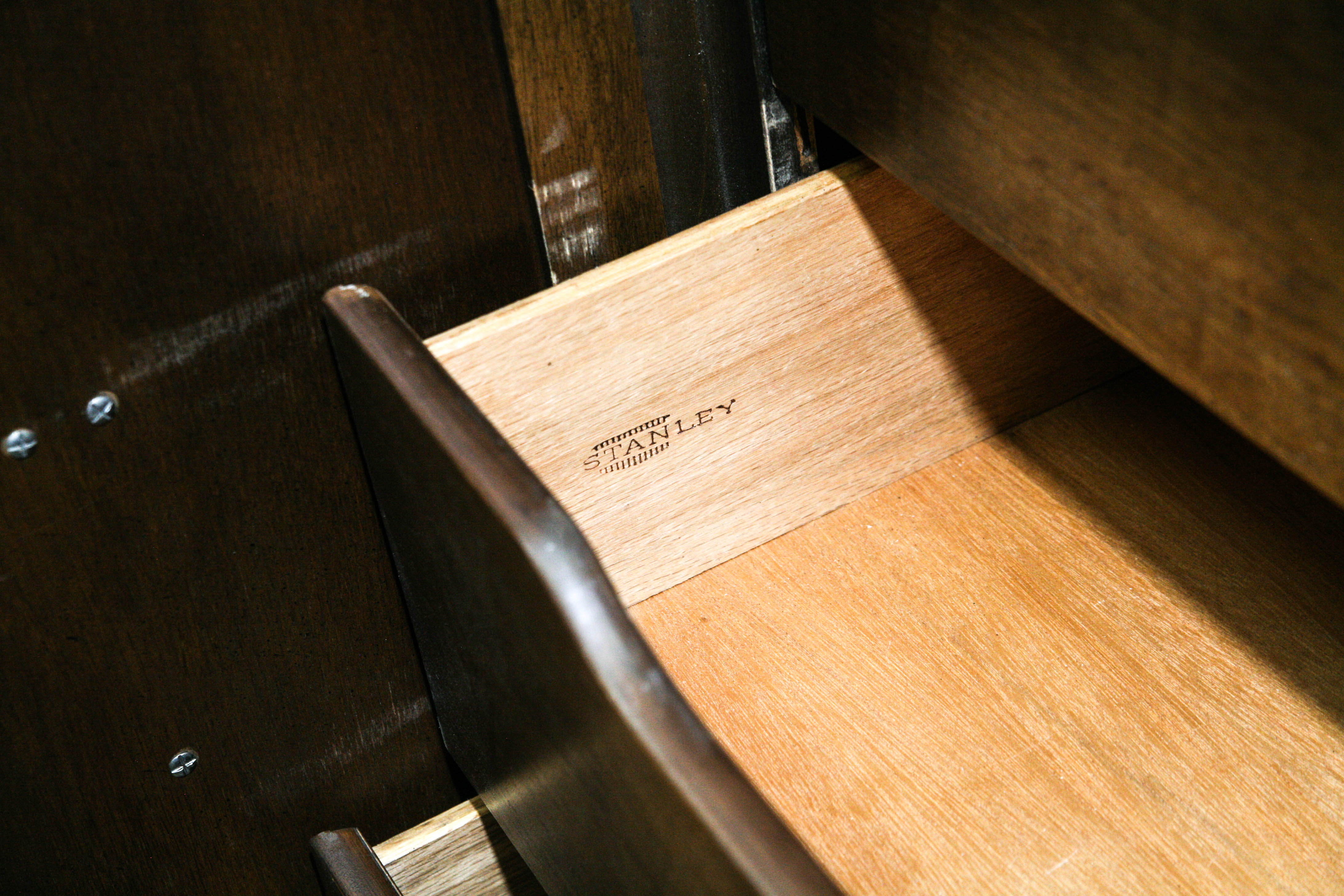 Mid-Century Chest of Drawers and Mirrors by Stanley