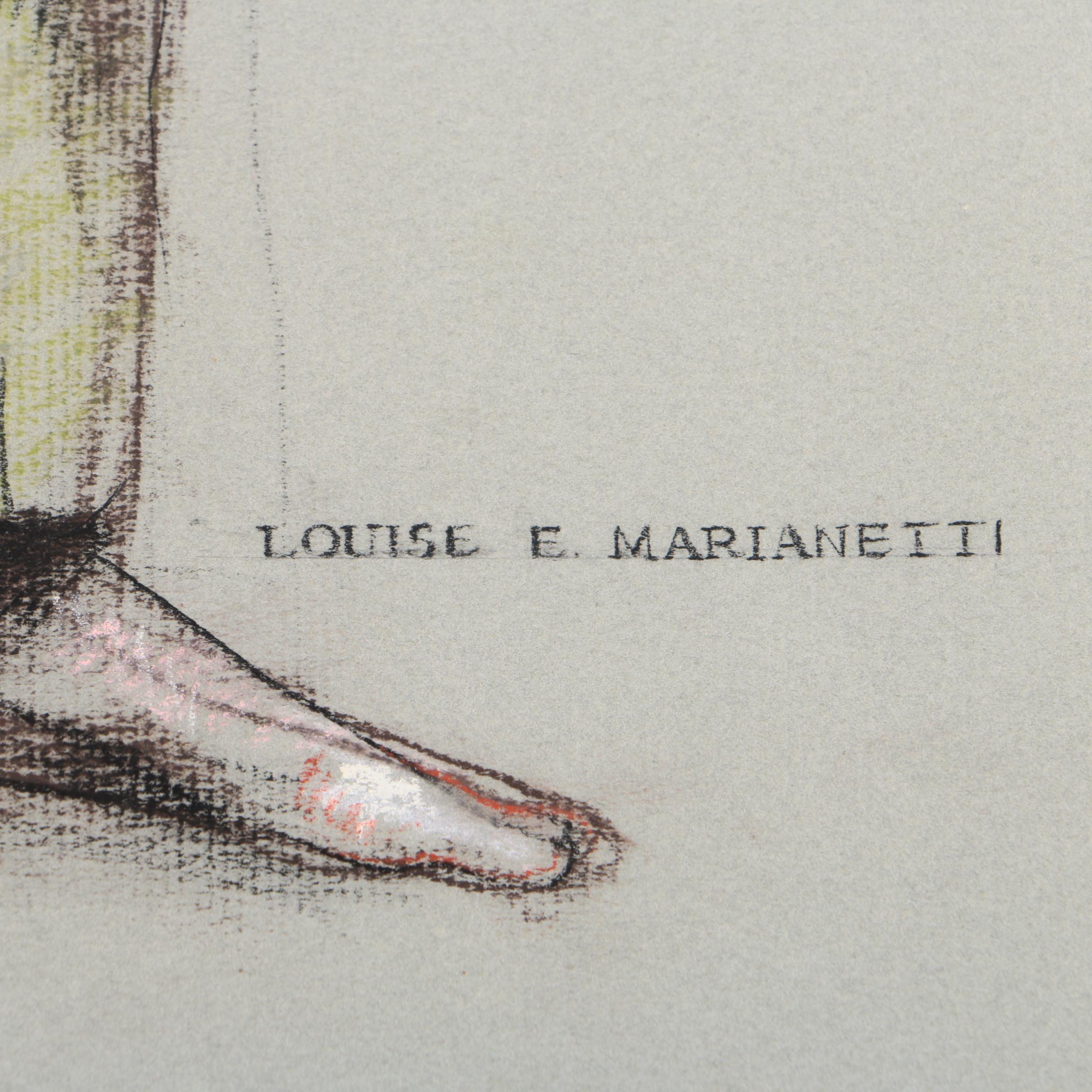 Louise E. Marianetti Pastel Figure Drawing