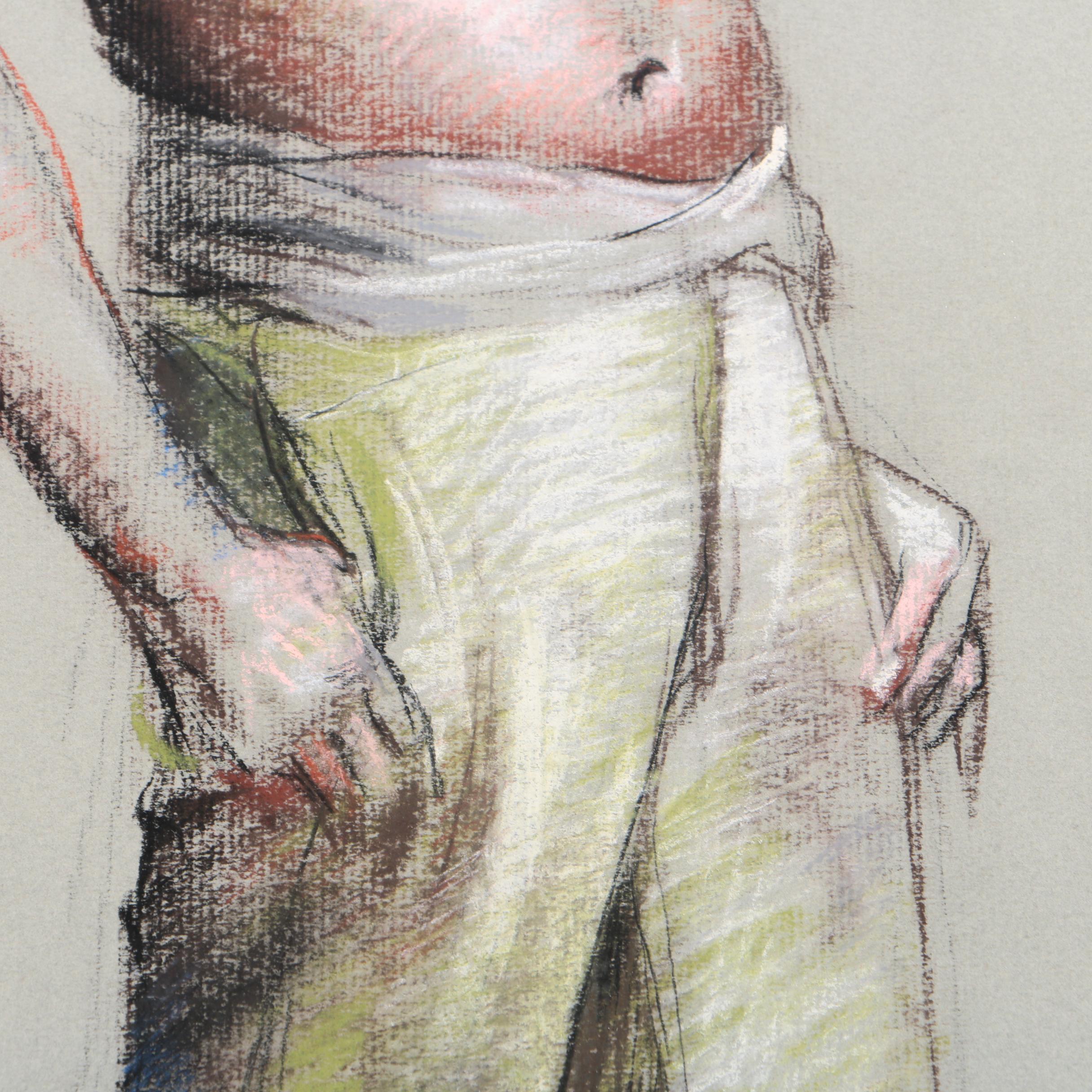 Louise E. Marianetti Pastel Figure Drawing