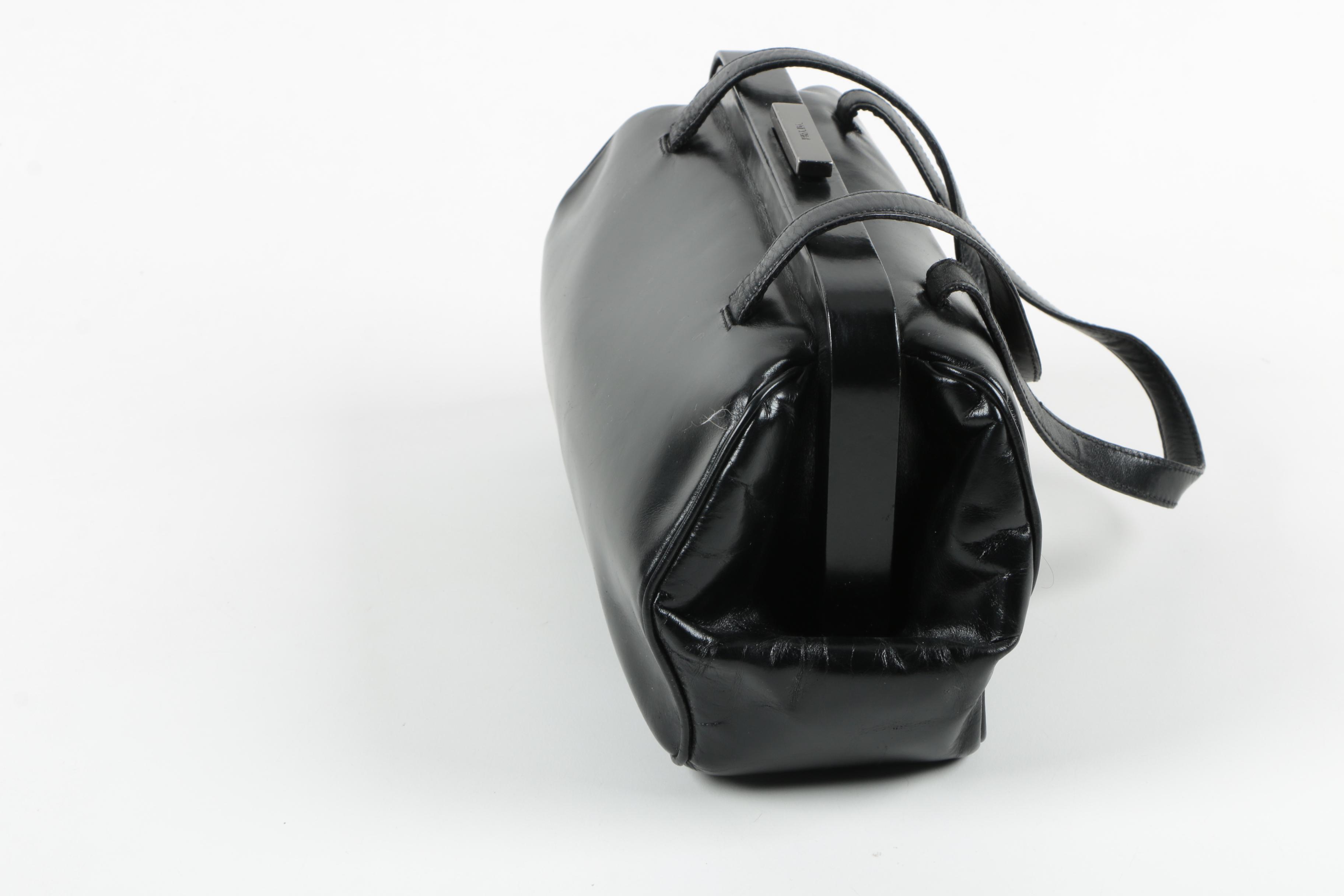 Prada Black Leather Handbag