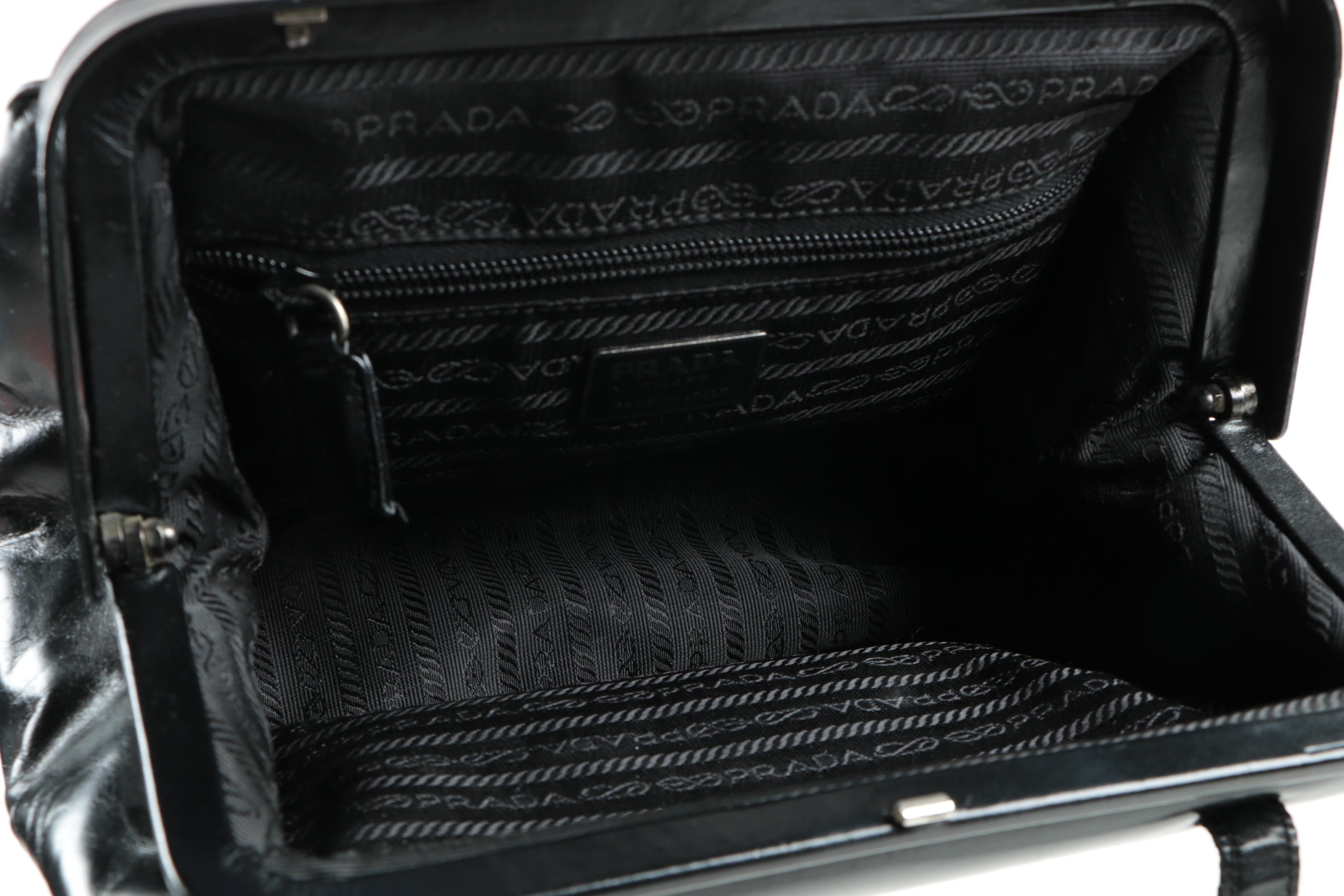 Prada Black Leather Handbag