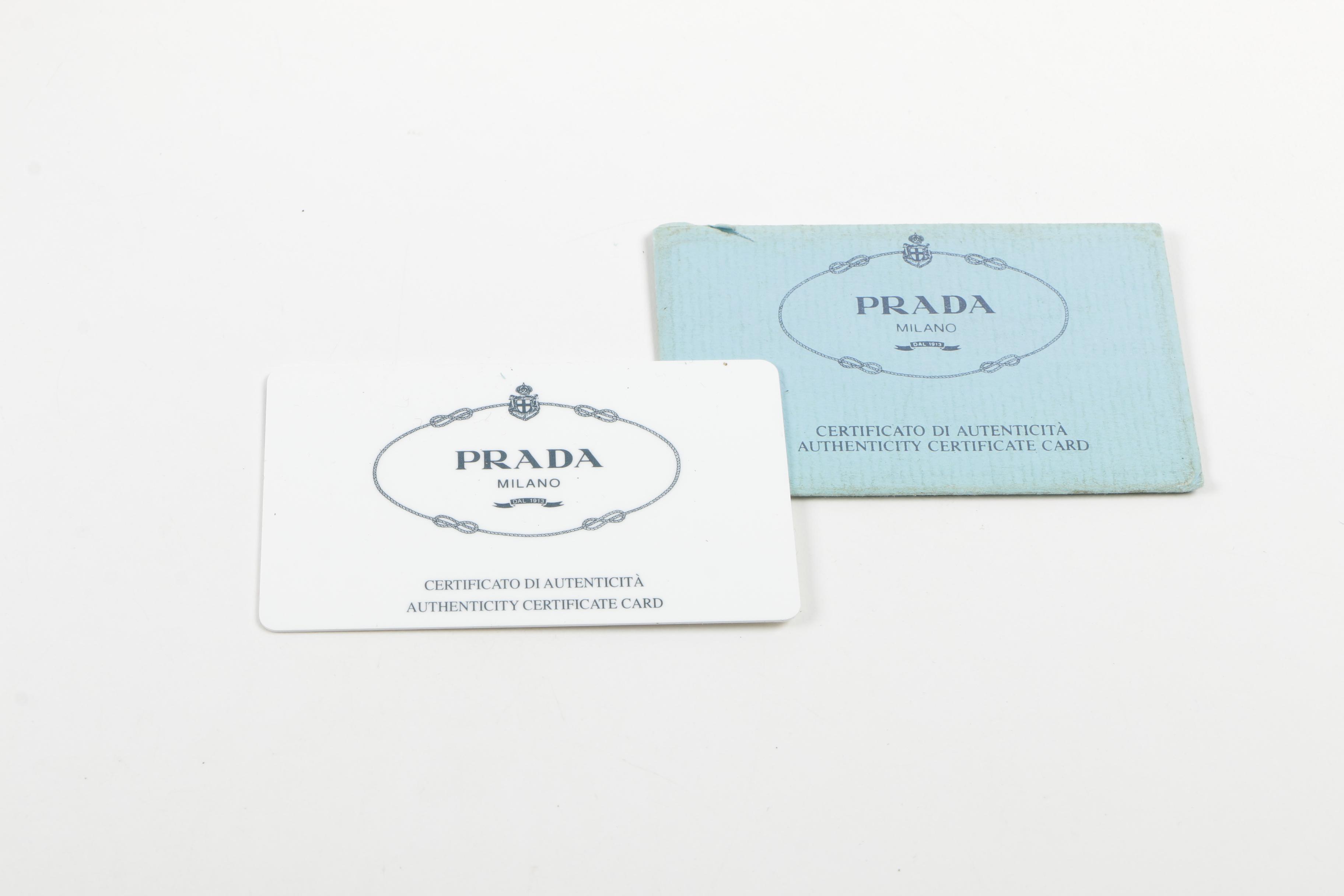 Prada Black Leather Handbag