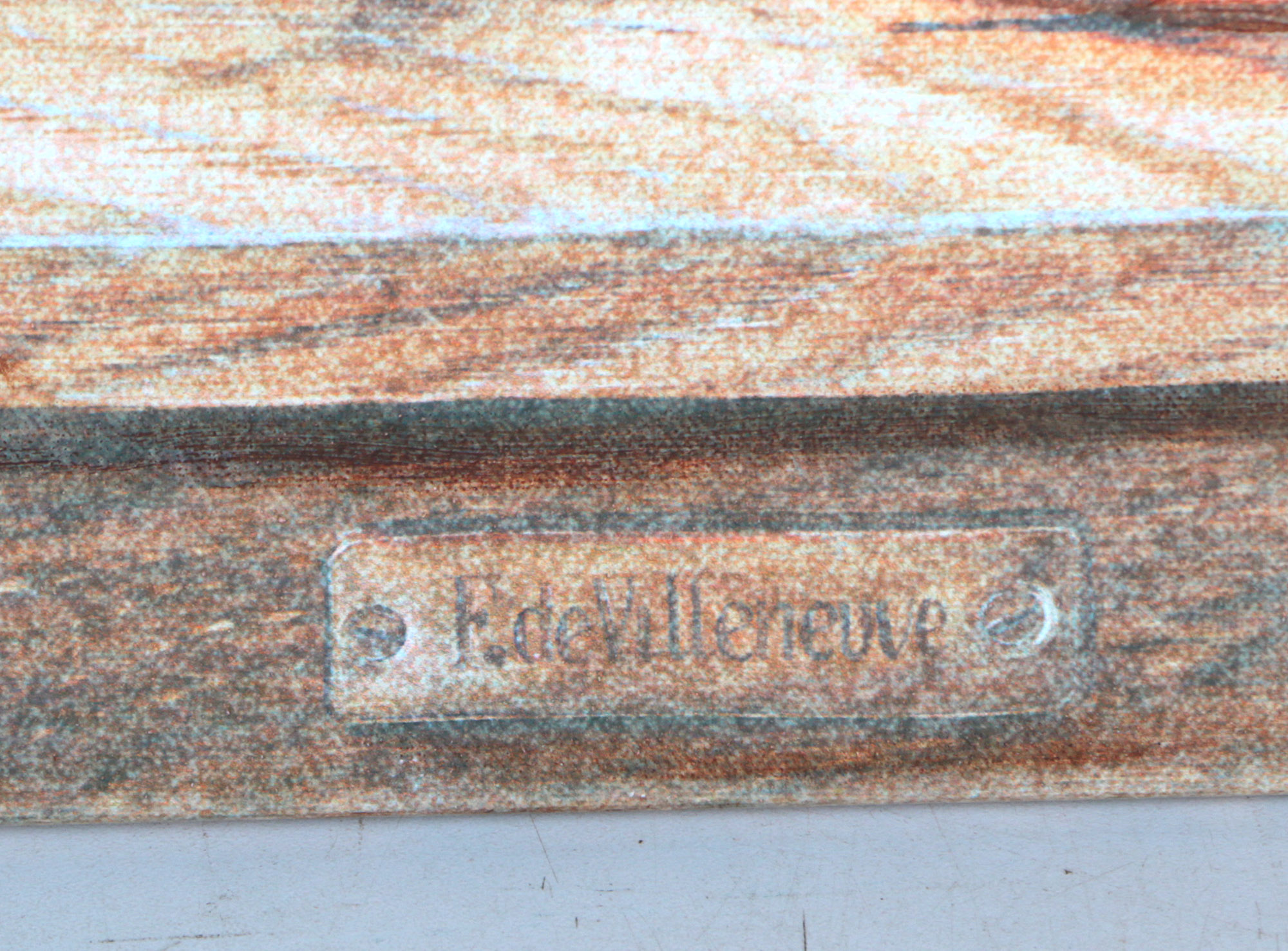 Fabrice de Villeneuve Limited Edition Giclee on Canvas "Lilium"