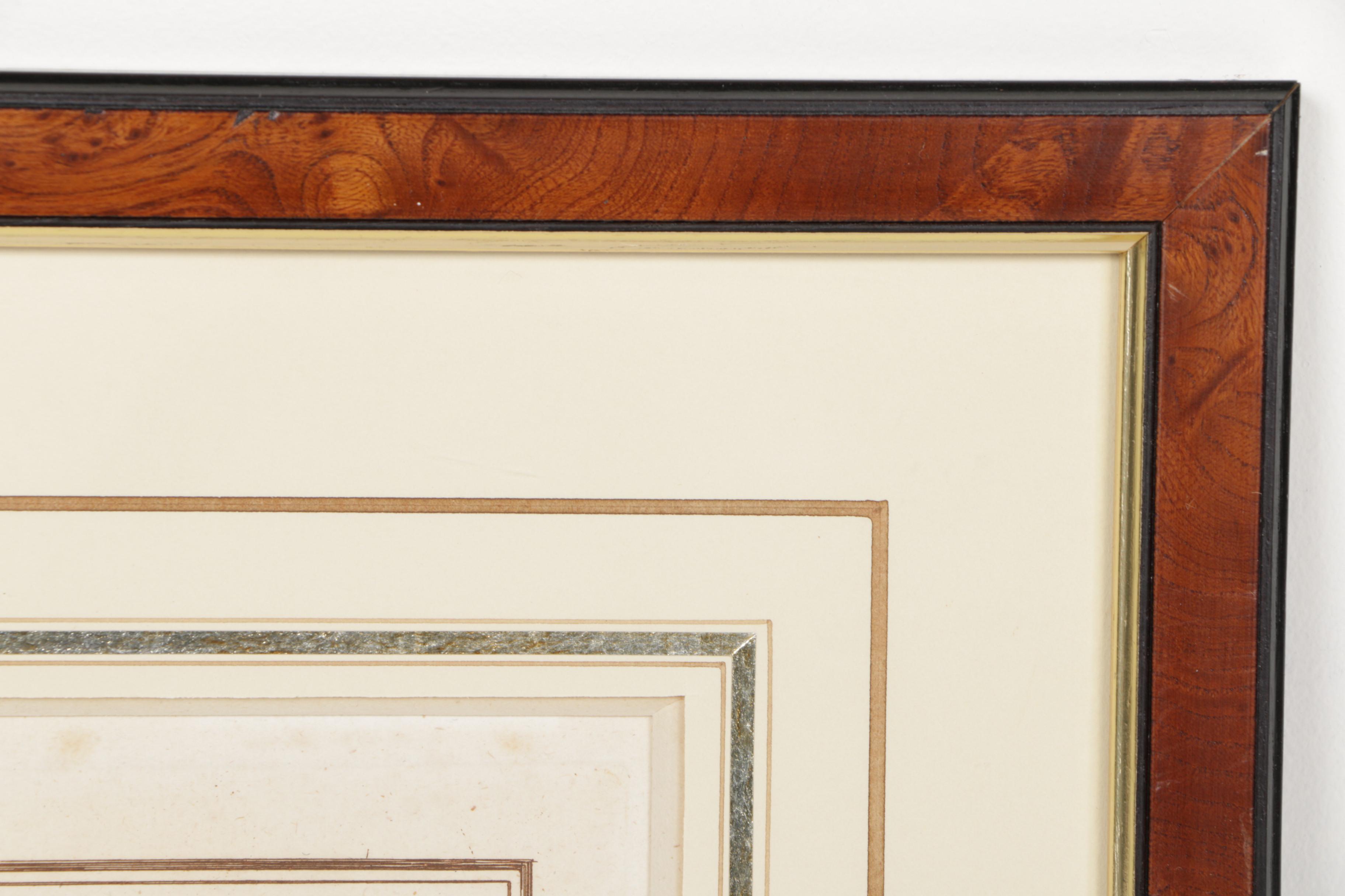 Sim. Watts Etching on Paper After Drawing by Paolo Veronese