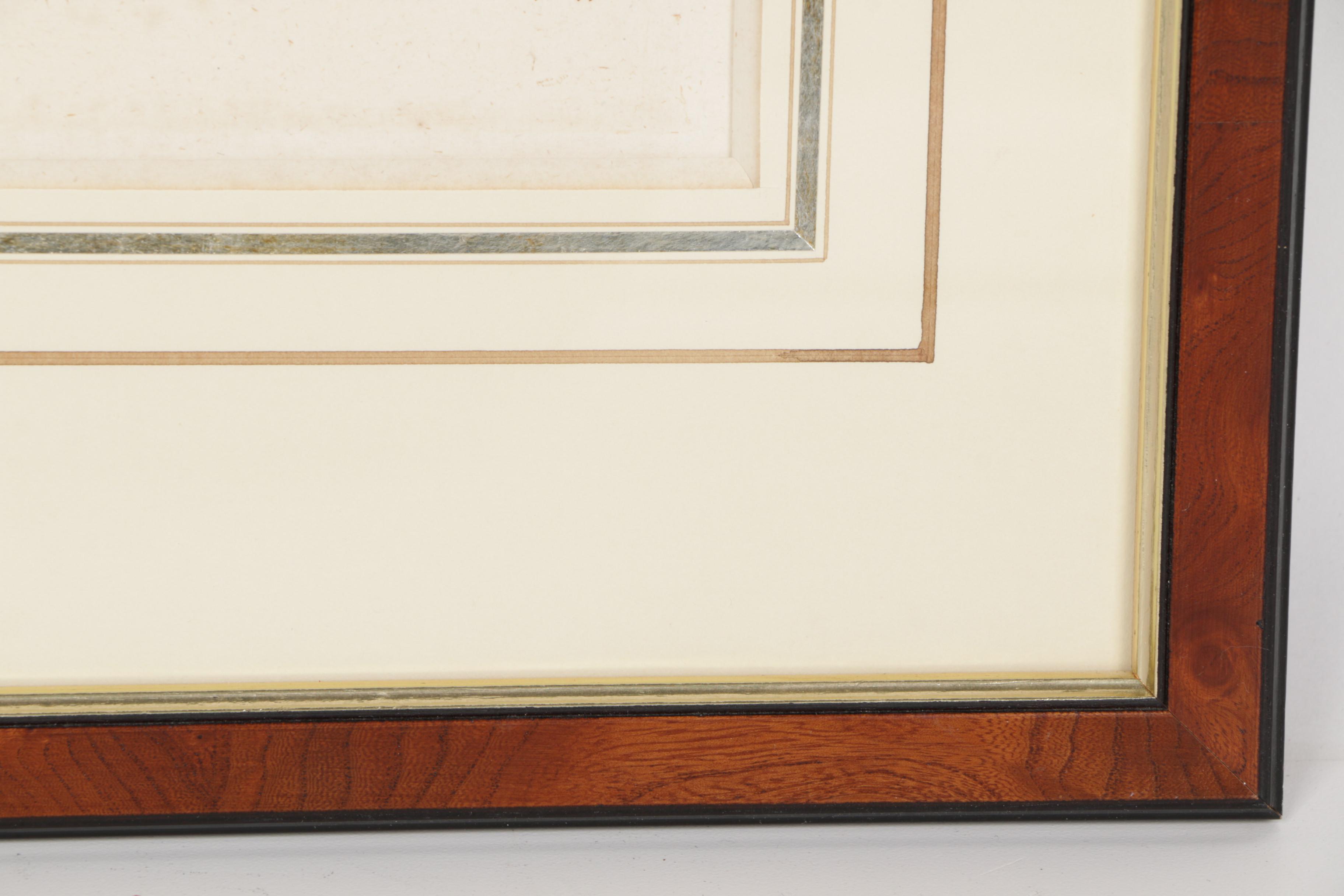 Sim. Watts Etching on Paper After Drawing by Paolo Veronese