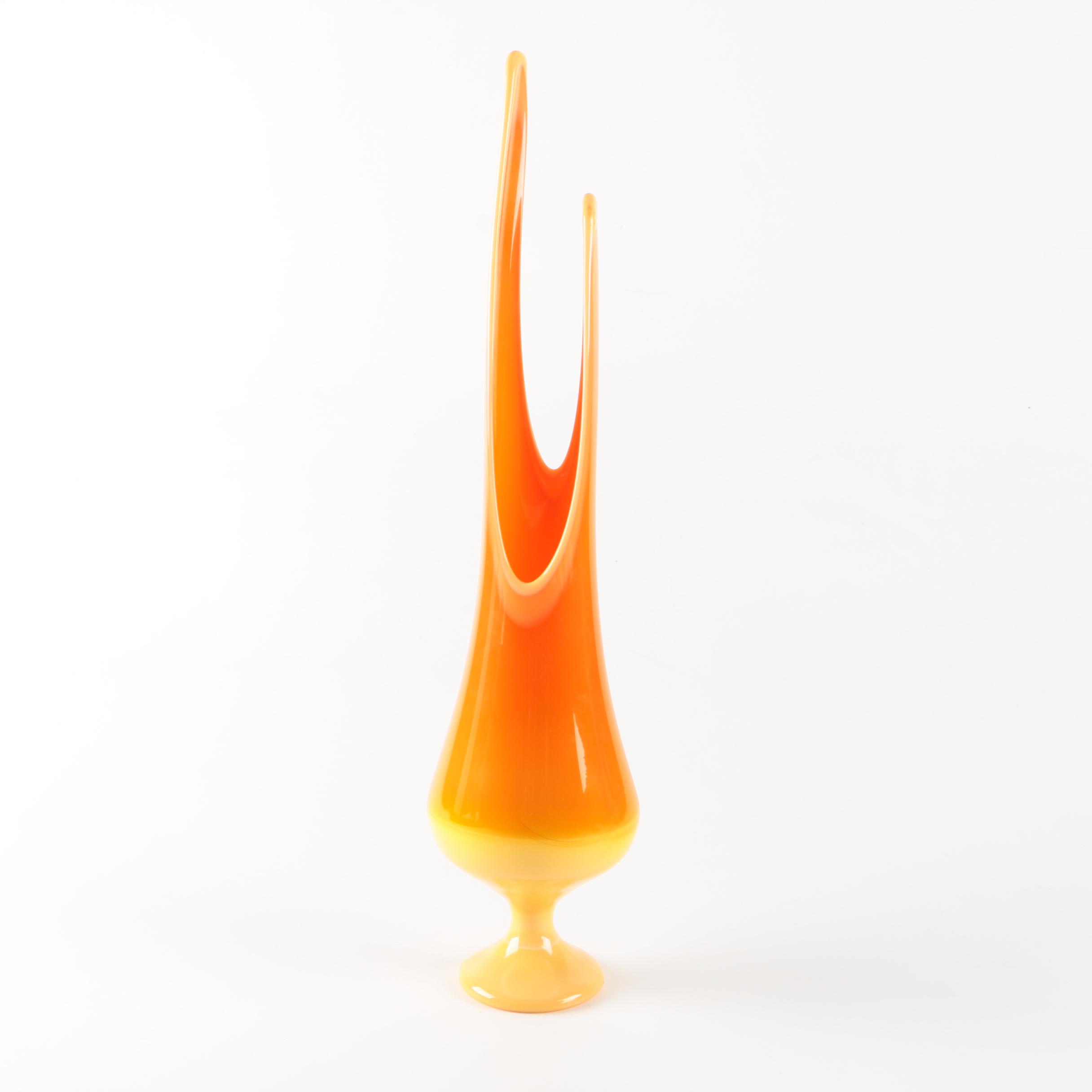 Vintage Viking Art Glass Vase