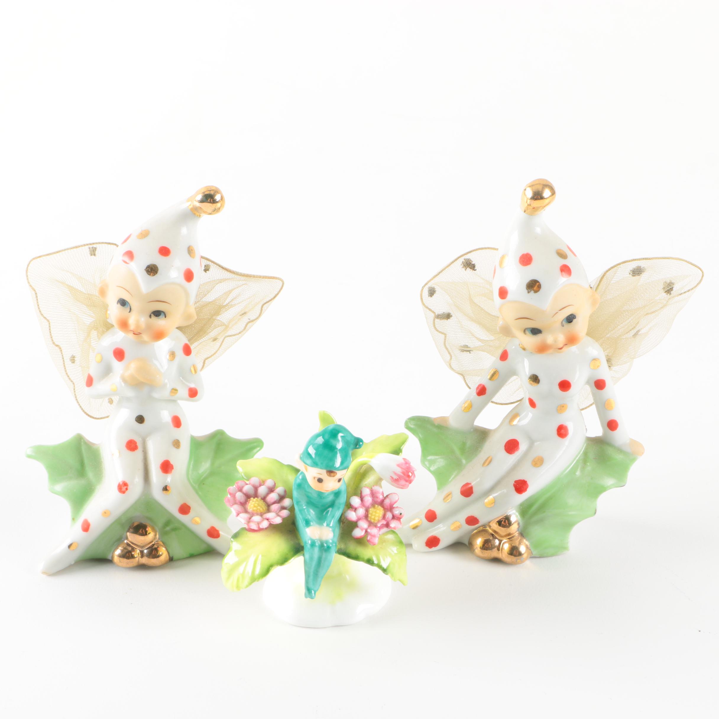 Porcelain Sprite Figurines