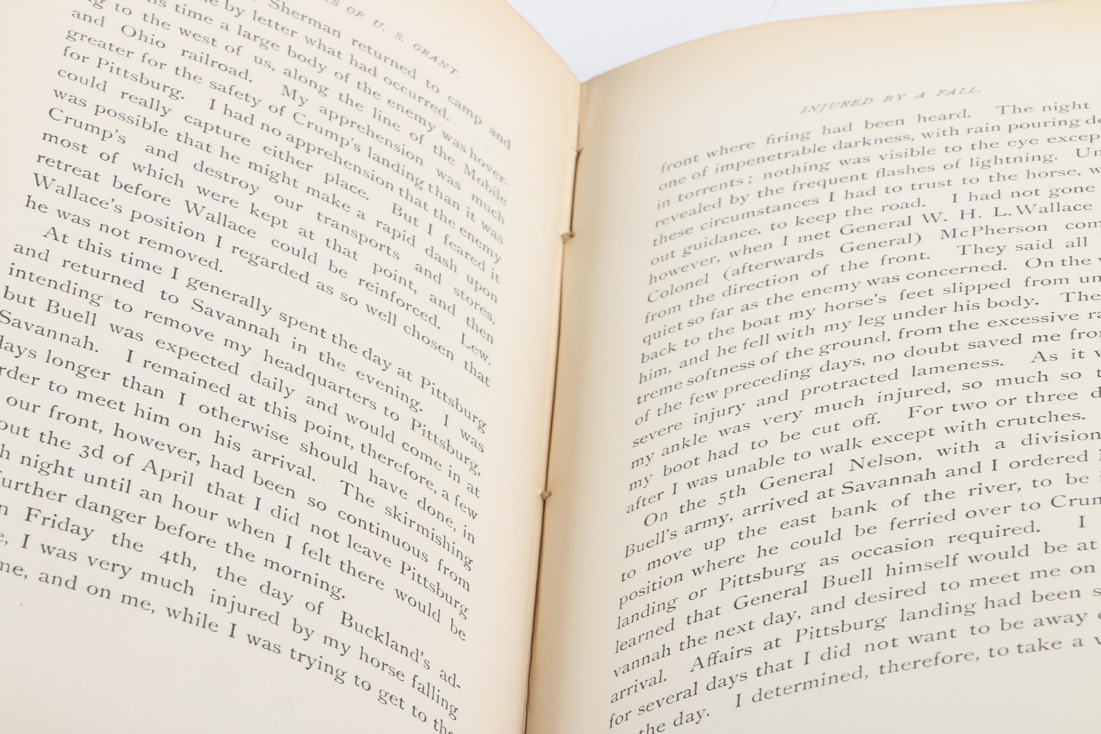 1880s "Personal Memories of U.S. Grant" Vol. I & II