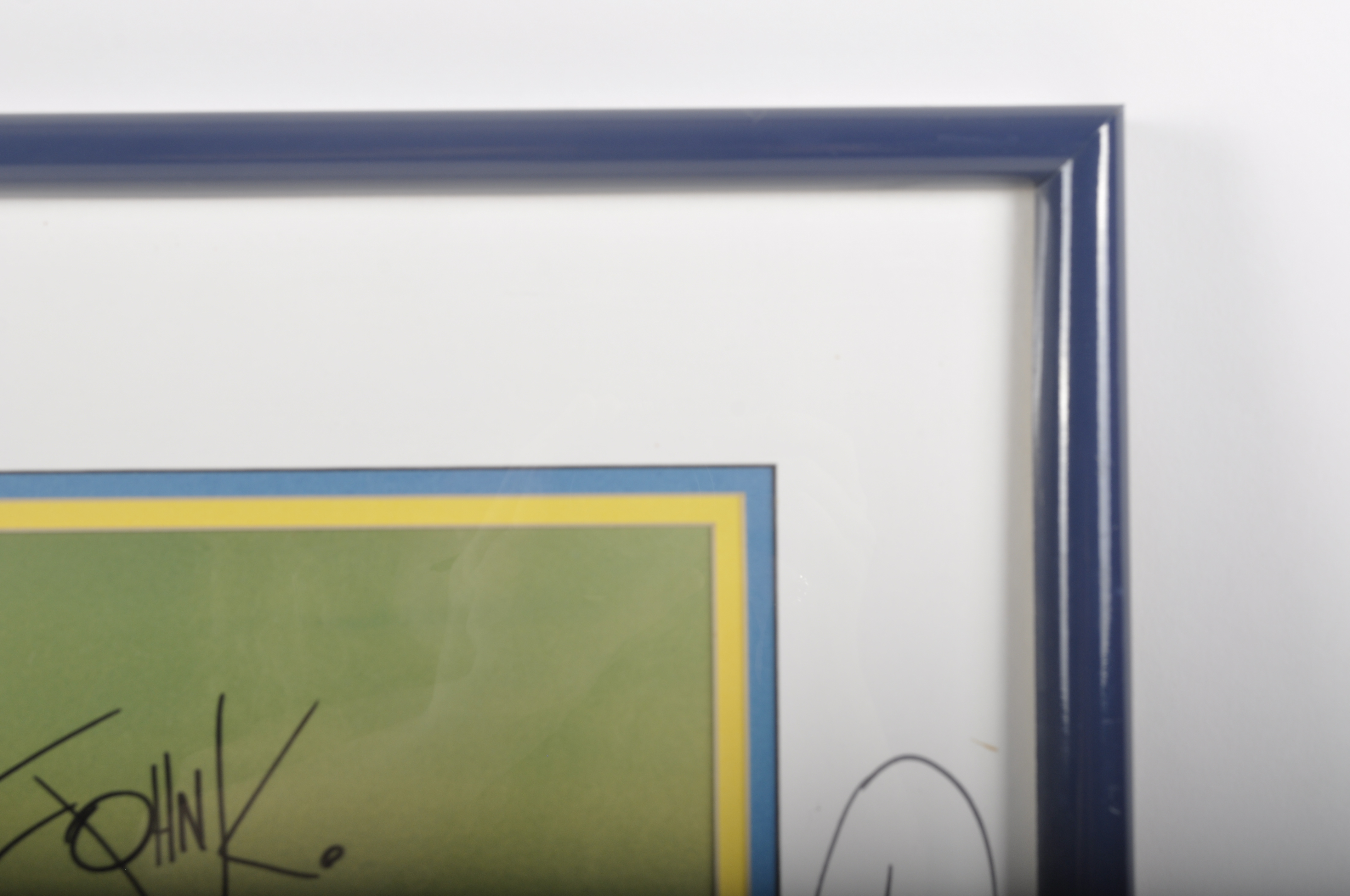 John Kricfalusi Framed and Signed Hand Painted Cell