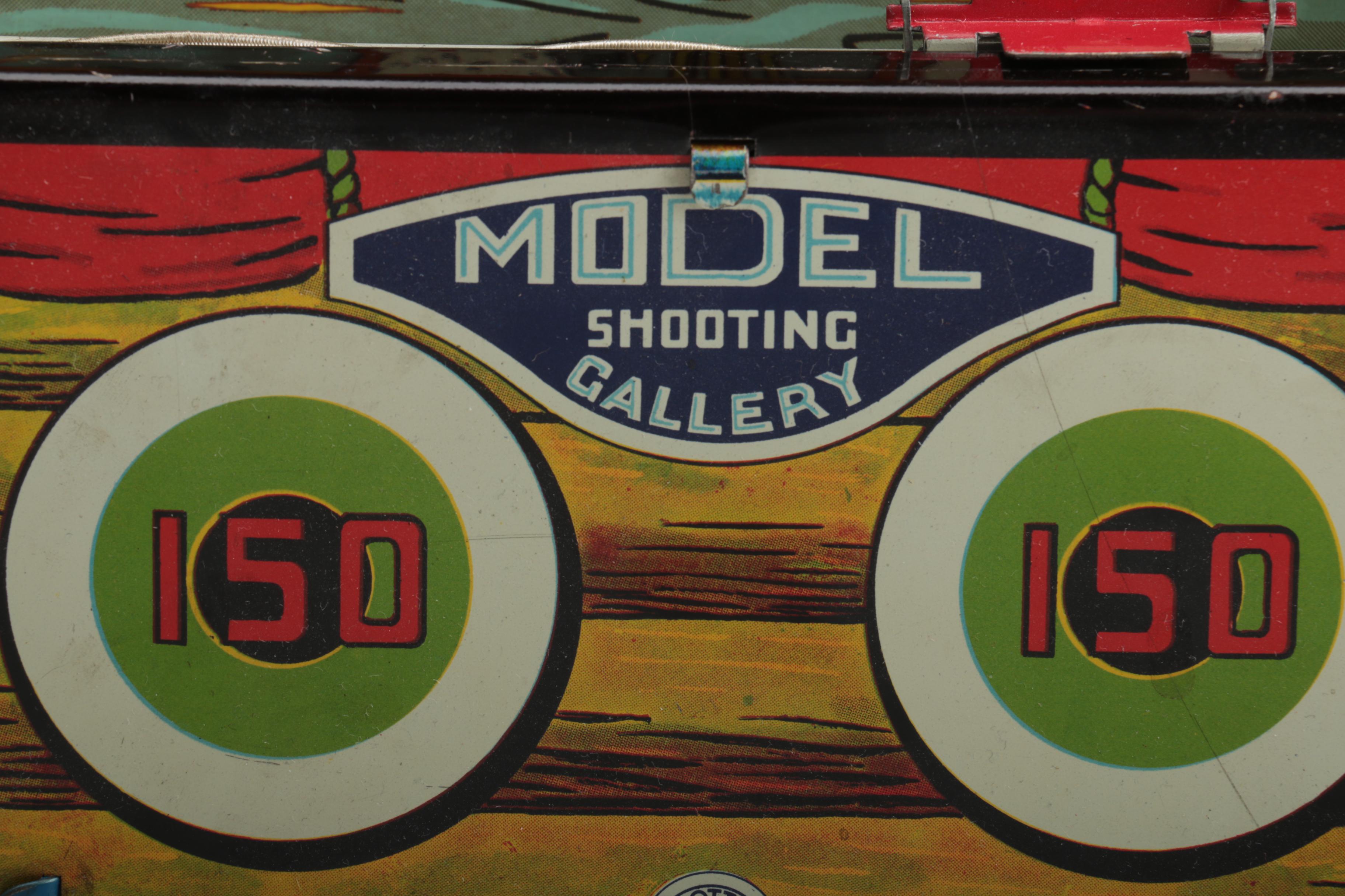 1940s Wyandotte Tin Litho Mechanical Shooting Gallery