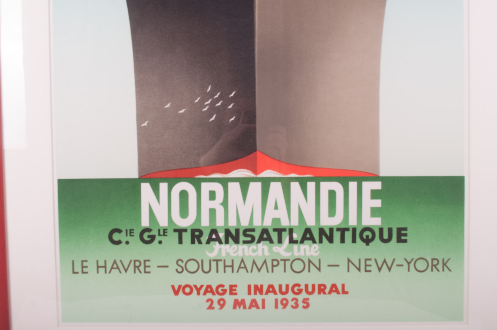 Cassandre 1979 "Normandie" Lithograph