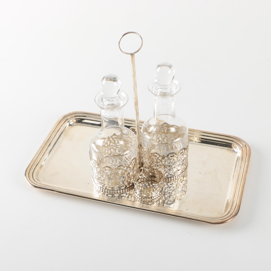 Decanter Set and Tray
