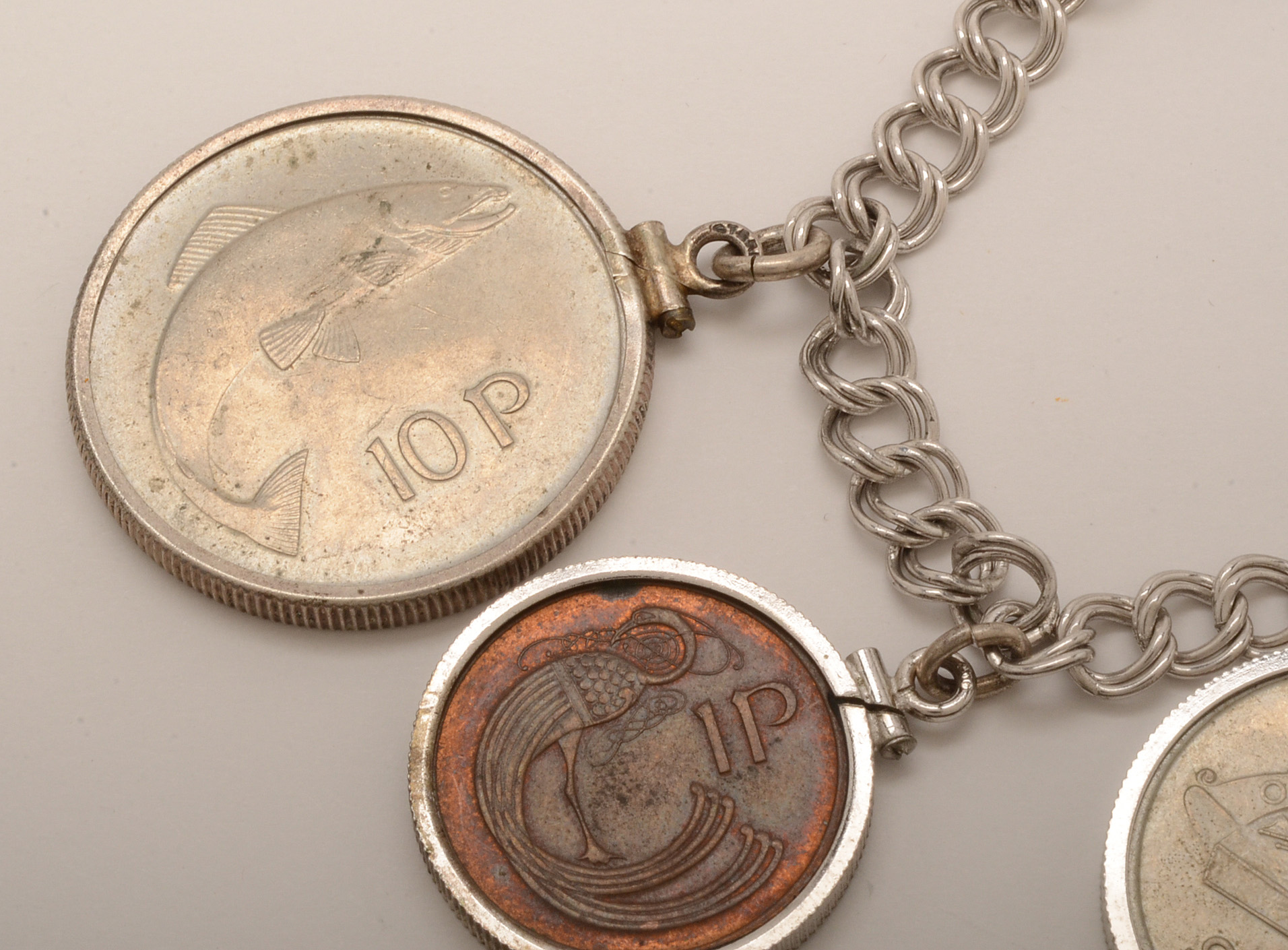 Sterling Silver and Costume Jewelry With Coins