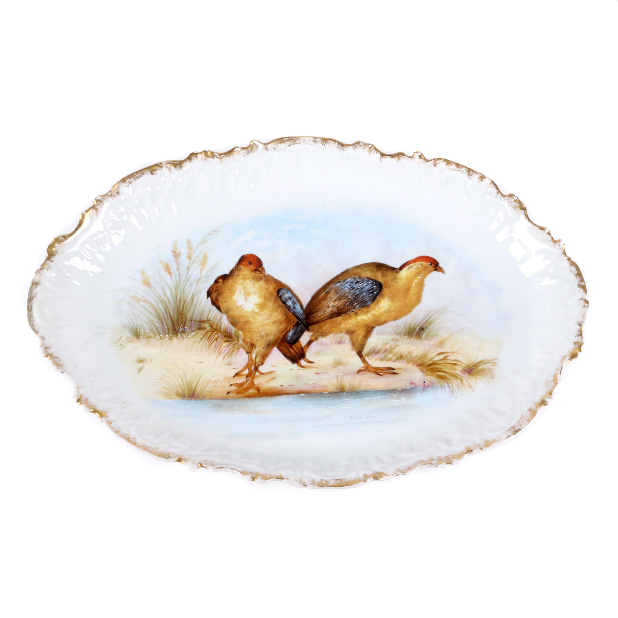 Antique Bawo & Dotter Limoges Porcelain Platter