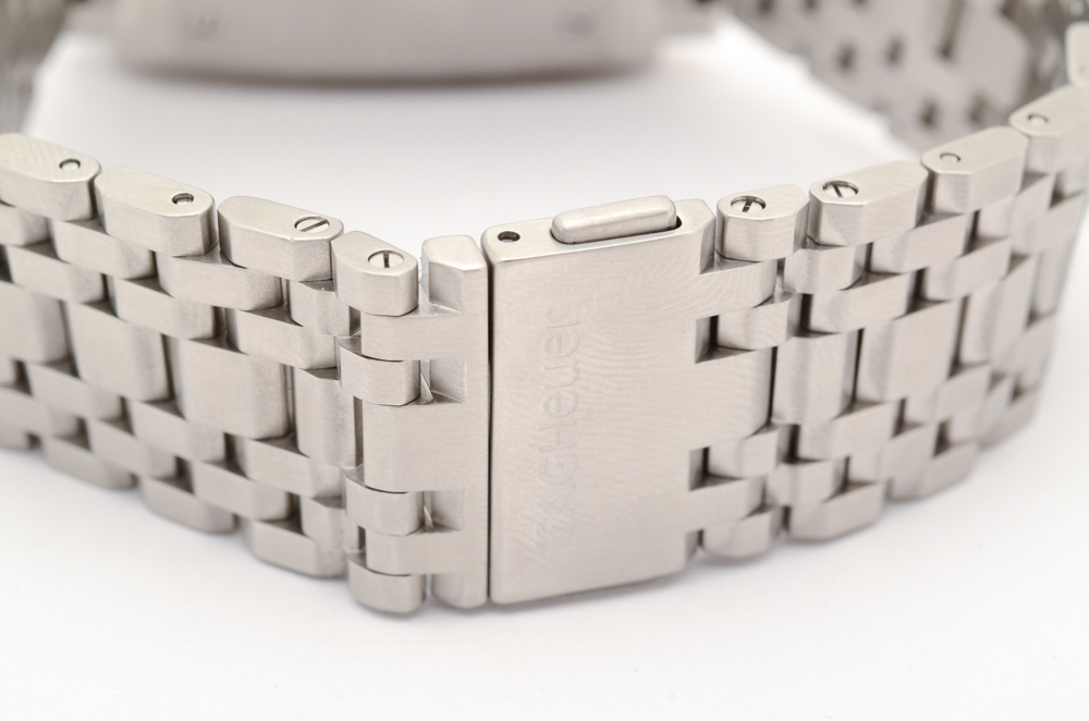 Tag Heuer Monaco Chronograph Steel Bracelet White Automatic