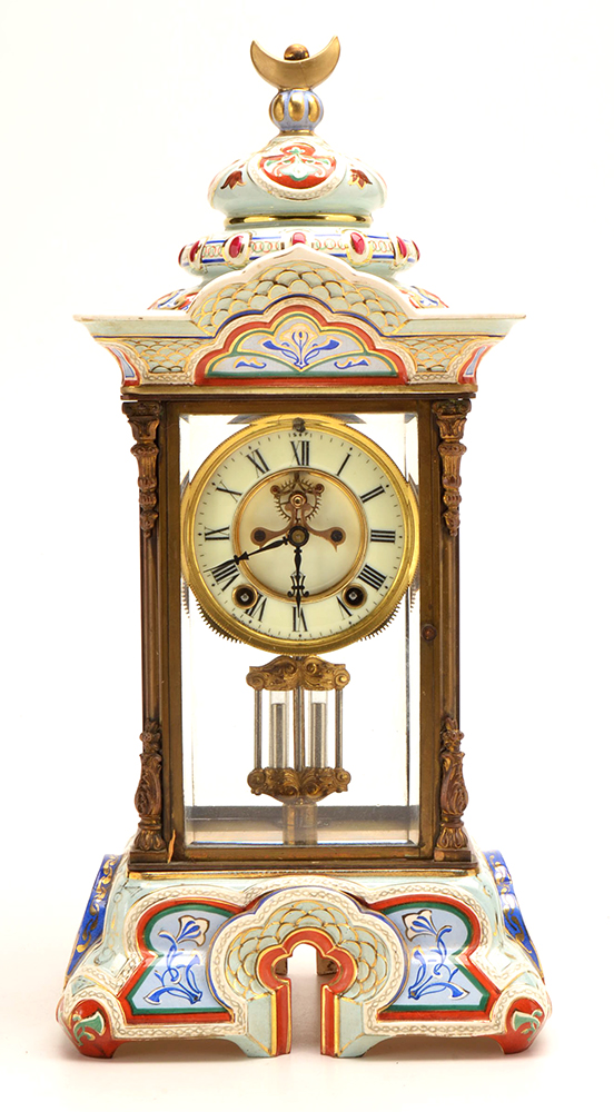 Antique Ansonia "Crystal Regulator" Clock