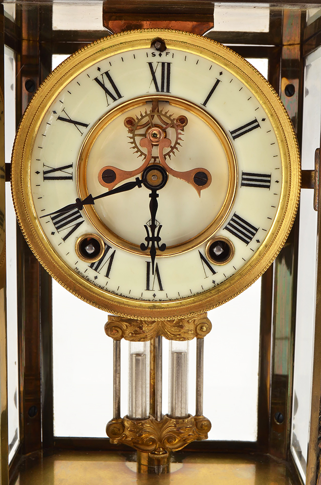 Antique Ansonia "Crystal Regulator" Clock