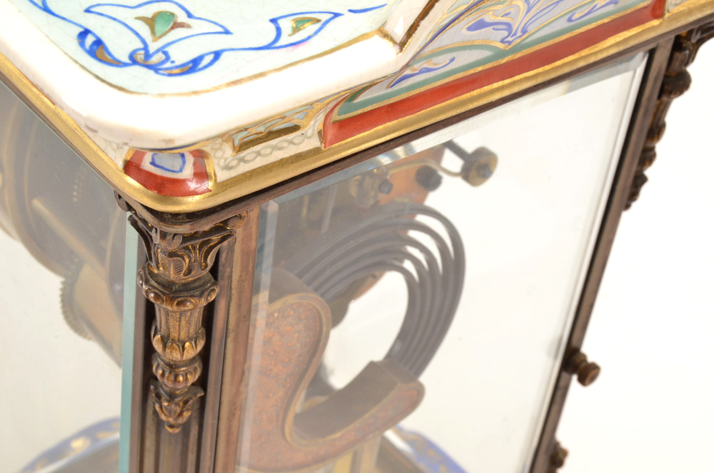 Antique Ansonia "Crystal Regulator" Clock