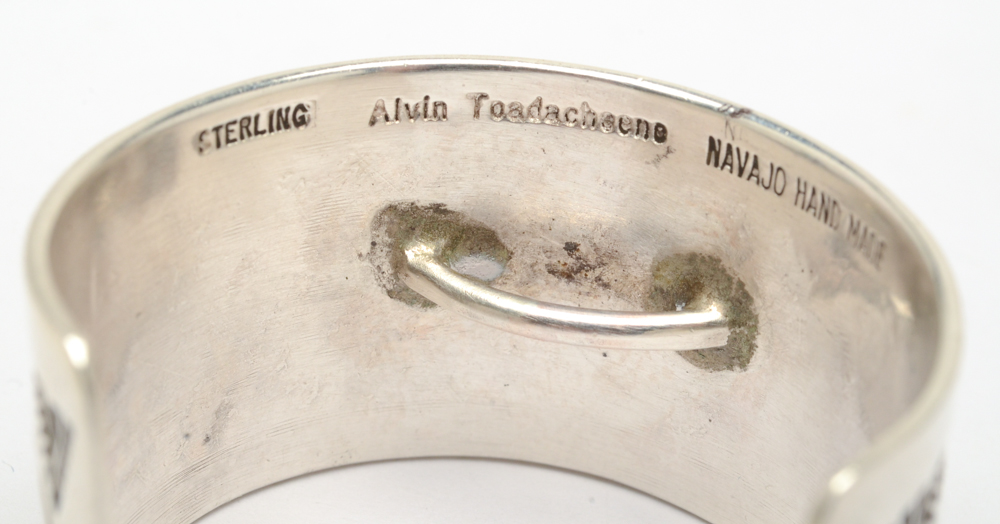 Signed Sterling Silver Earrings and Ponytail Clip