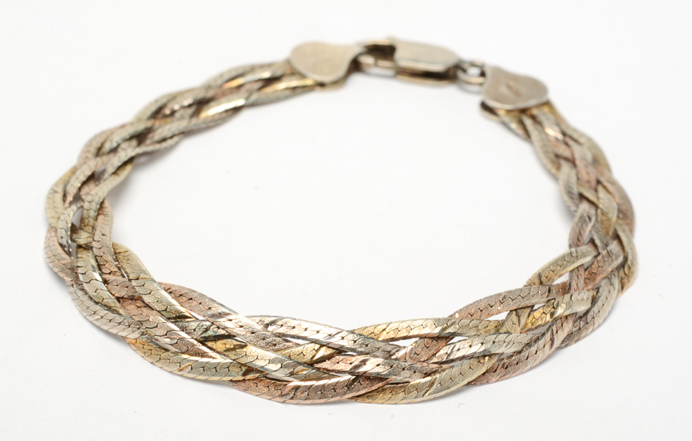 Sterling Silver Jewelry with Gold Finish