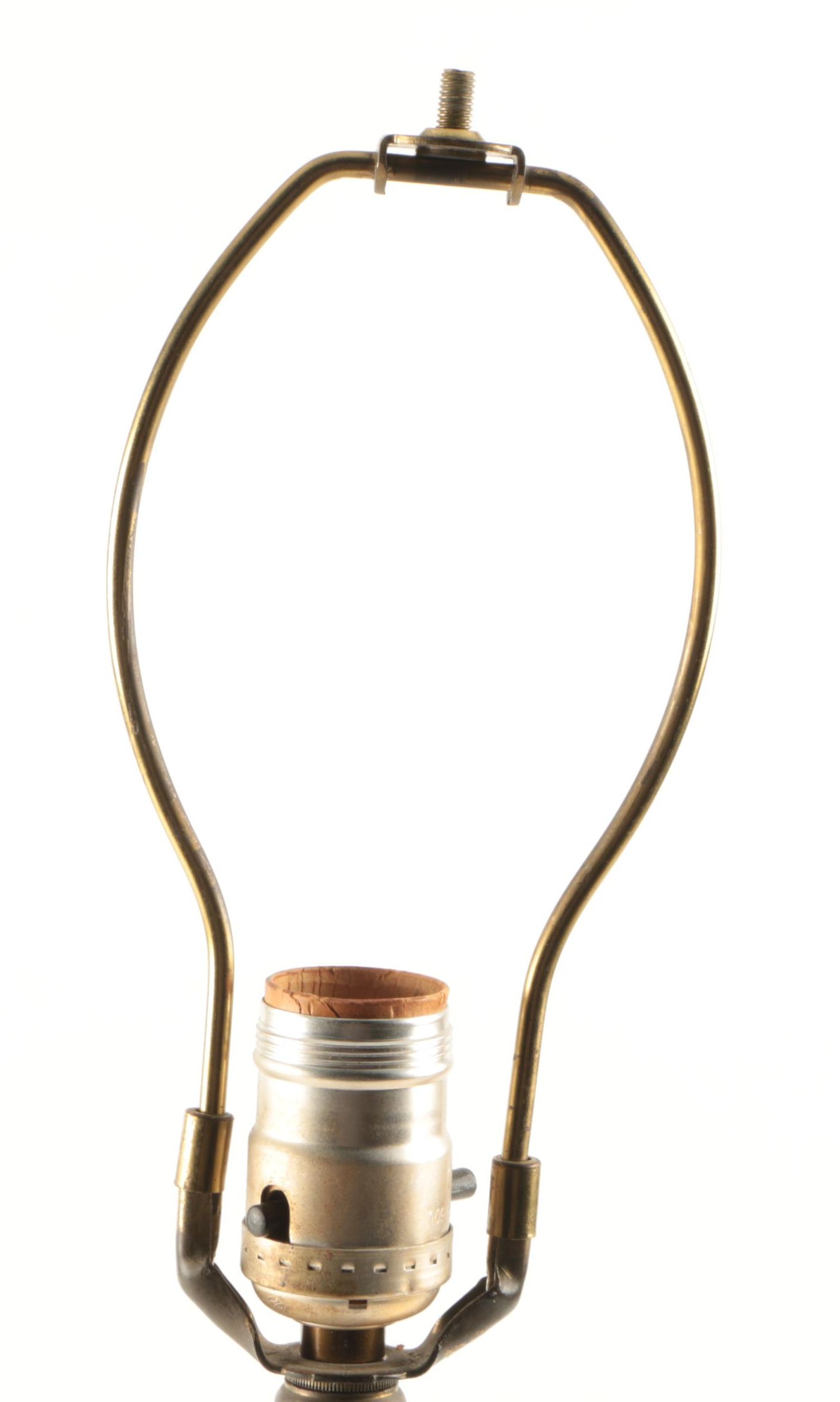 Vintage Brass and Ceramic Table Lamp