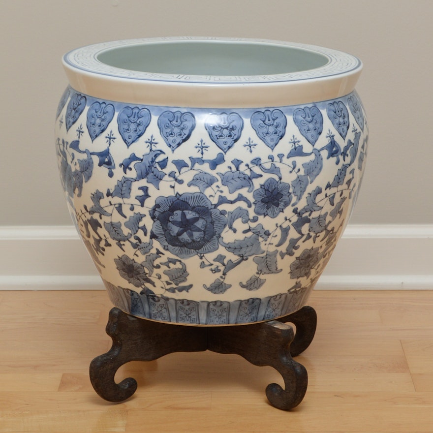 Asian Style Planter with Stand