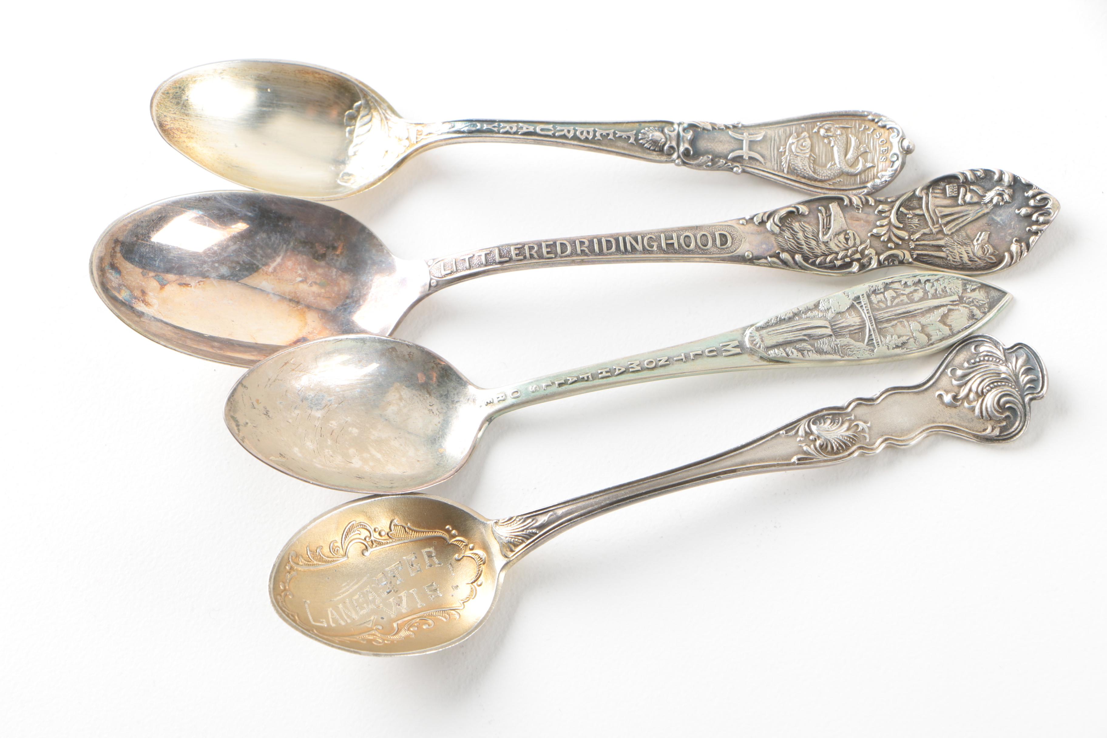 Assorted Sterling and Silver Plate Spoons