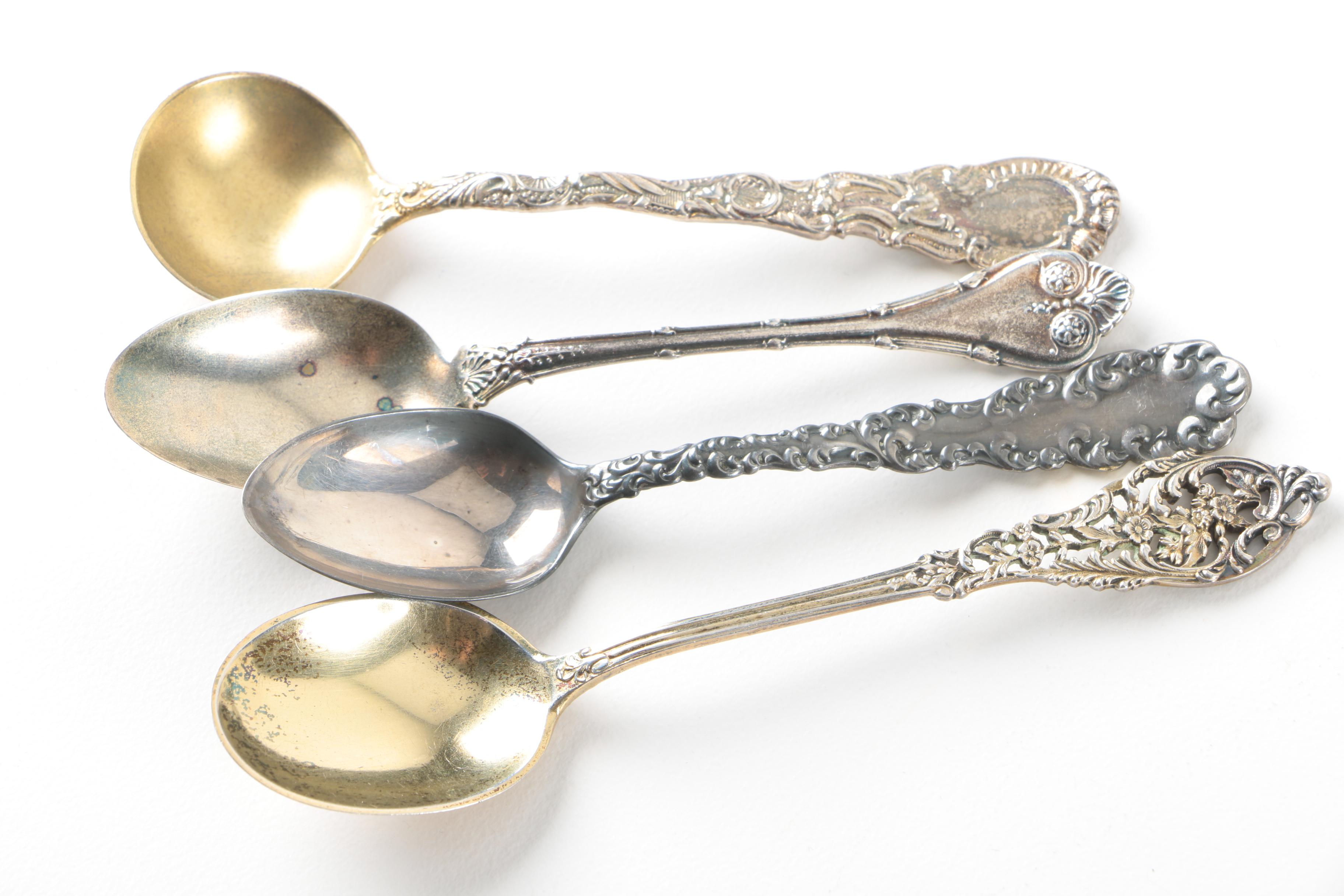 Assorted Sterling and Silver Plate Spoons