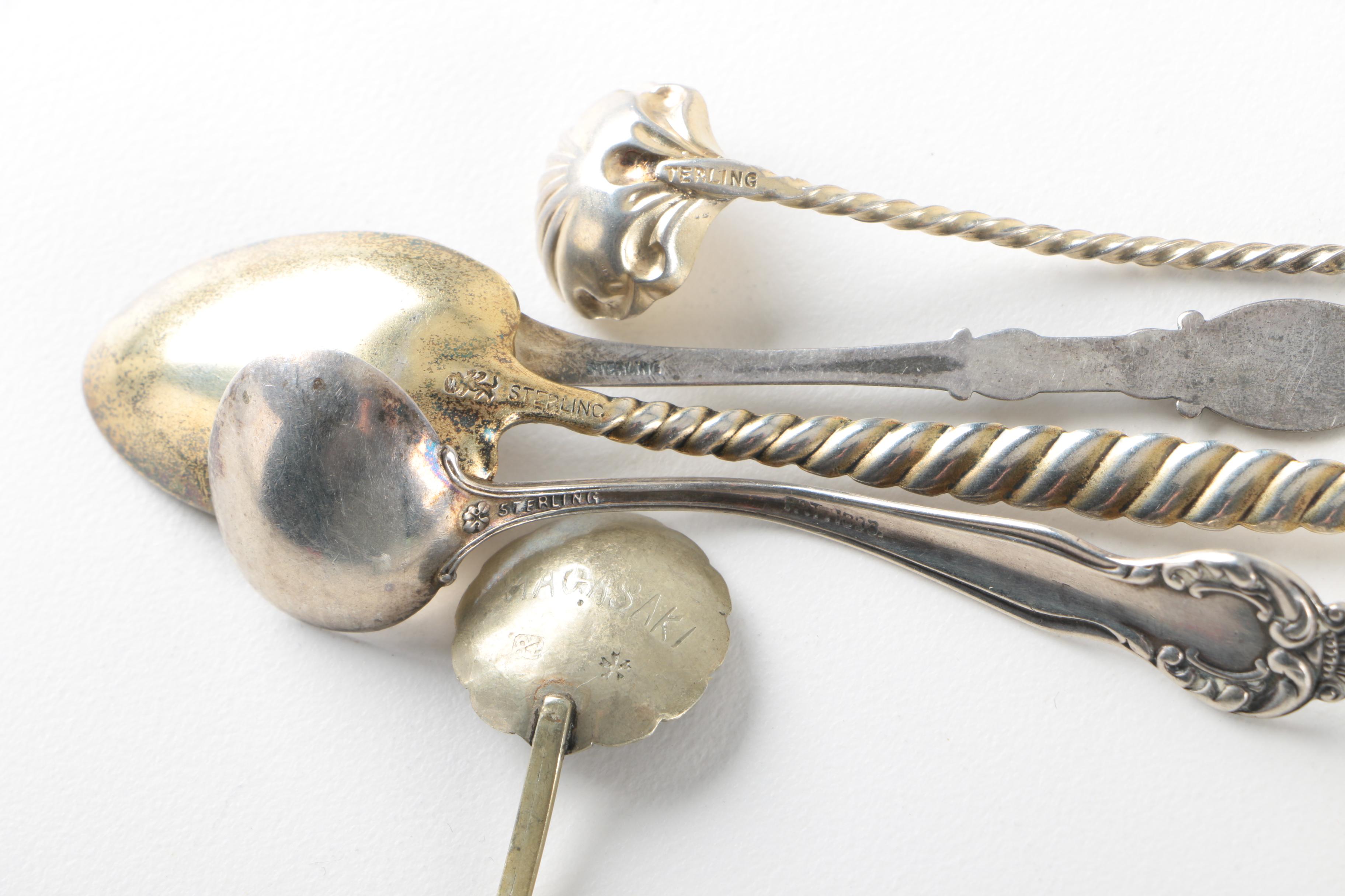 Assorted Sterling and Silver Plate Spoons