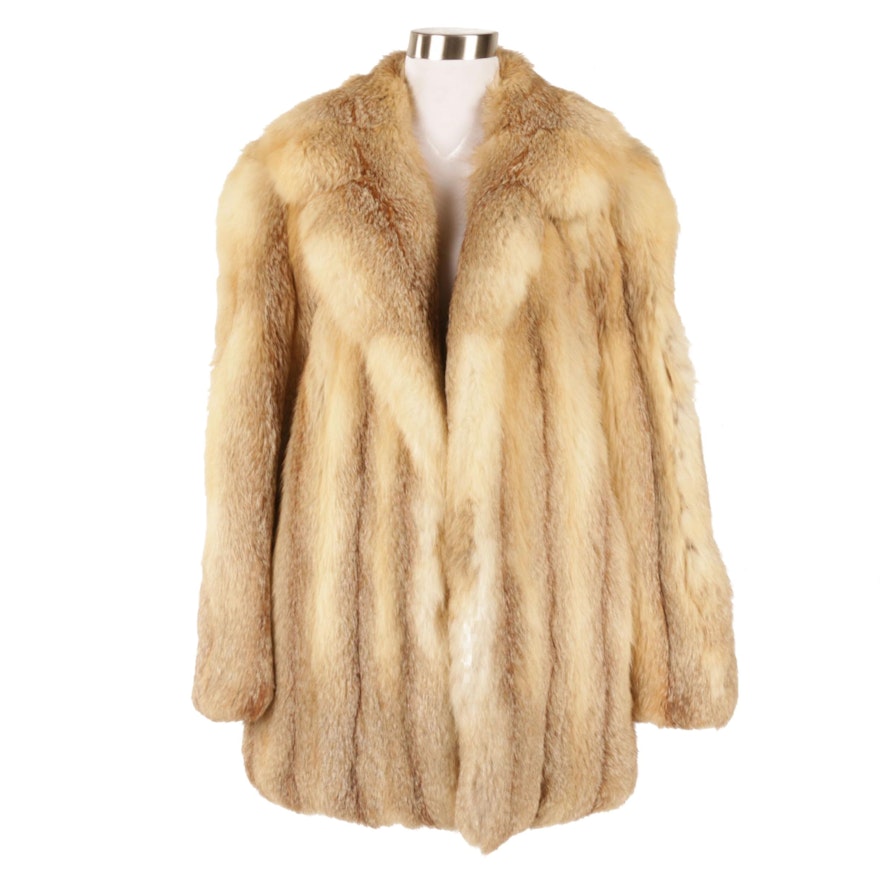 Vintage Vincents of Indiana Fox Fur Jacket