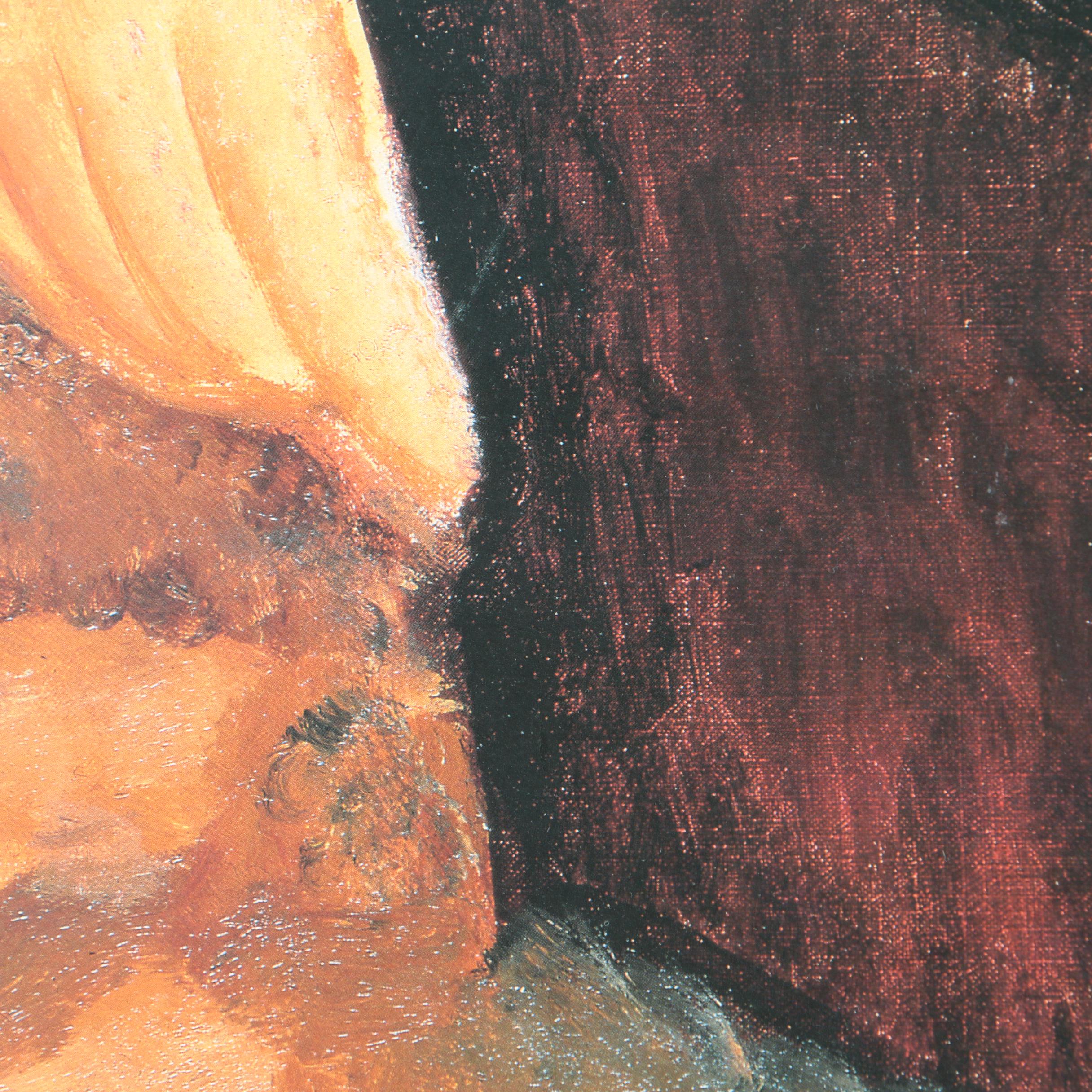 Exhibition Poster Featuring "Reclining Nude from Back" After Amedeo Modigliani