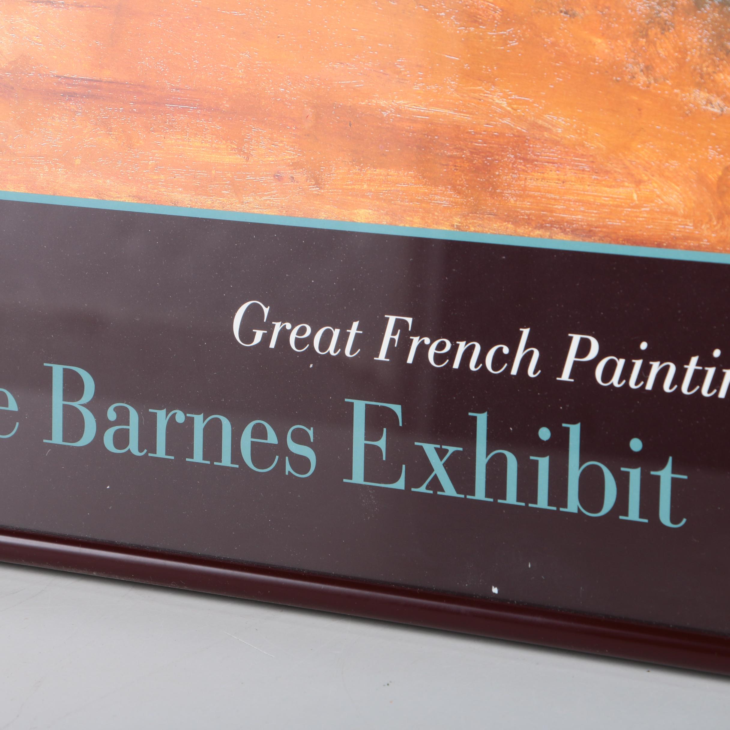 Exhibition Poster Featuring "Reclining Nude from Back" After Amedeo Modigliani