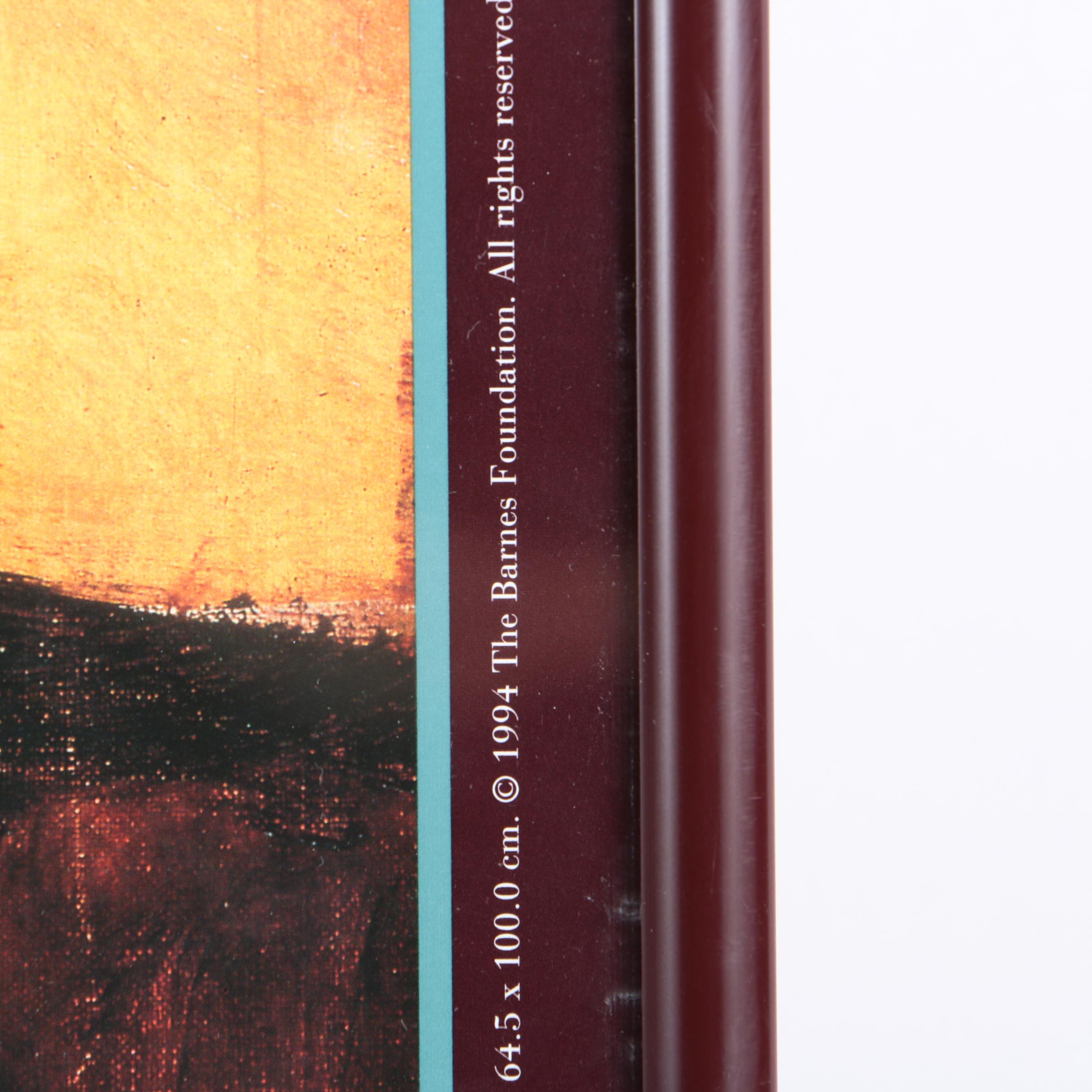 Exhibition Poster Featuring "Reclining Nude from Back" After Amedeo Modigliani