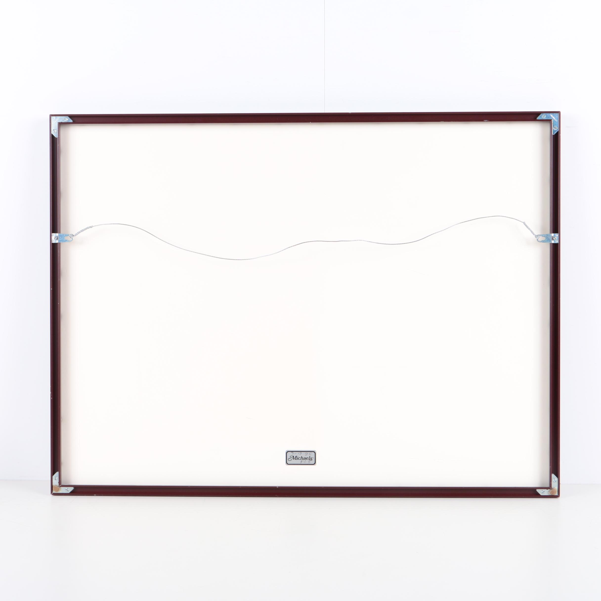 Exhibition Poster Featuring "Reclining Nude from Back" After Amedeo Modigliani