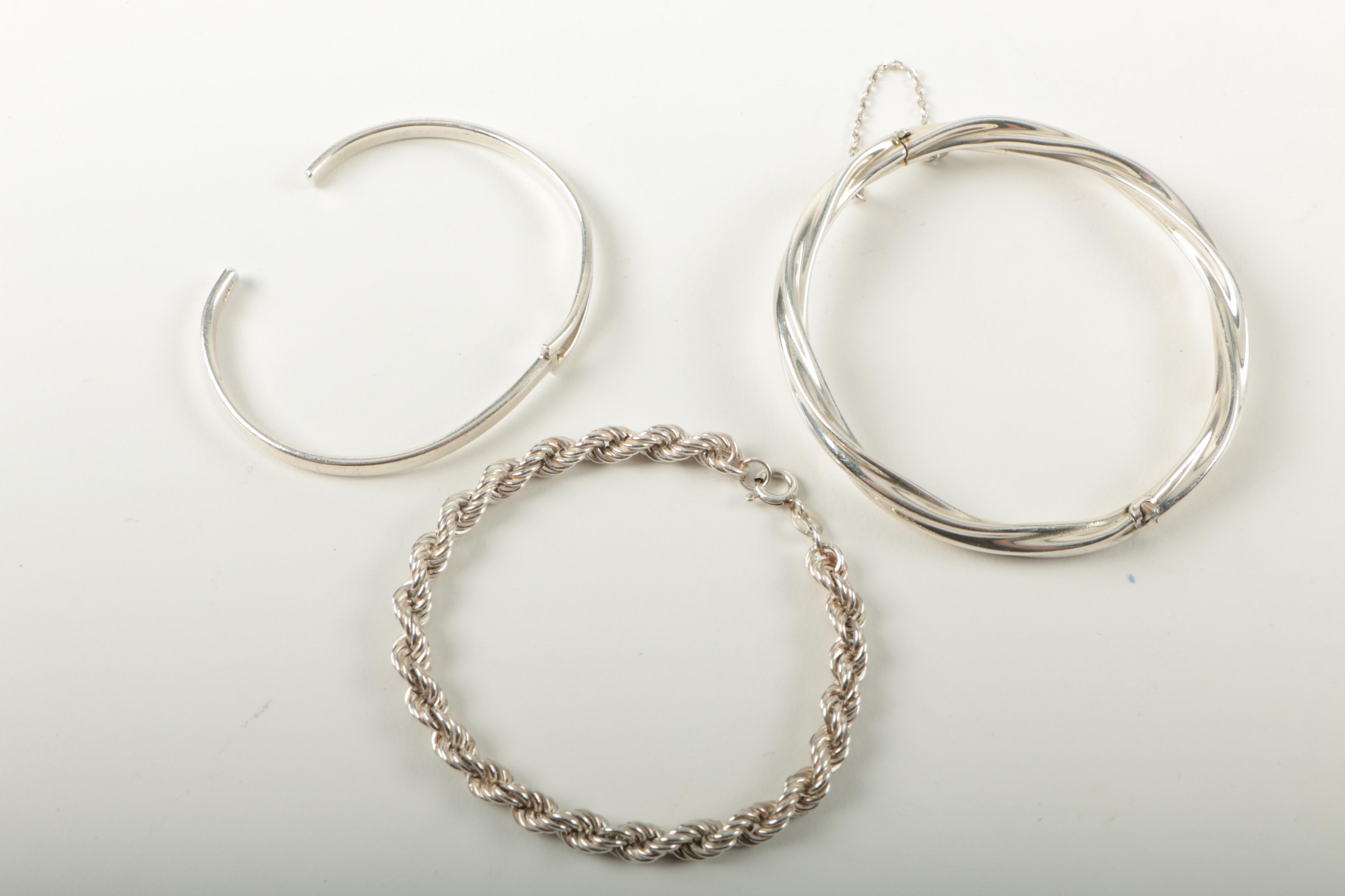 Assorted Jewelry Selection Including Sterling Silver