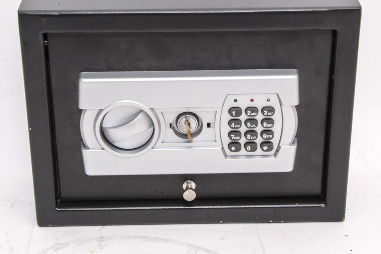 Small Combination Safe With Keypad and Key