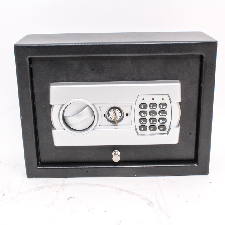 Small Combination Safe With Keypad and Key
