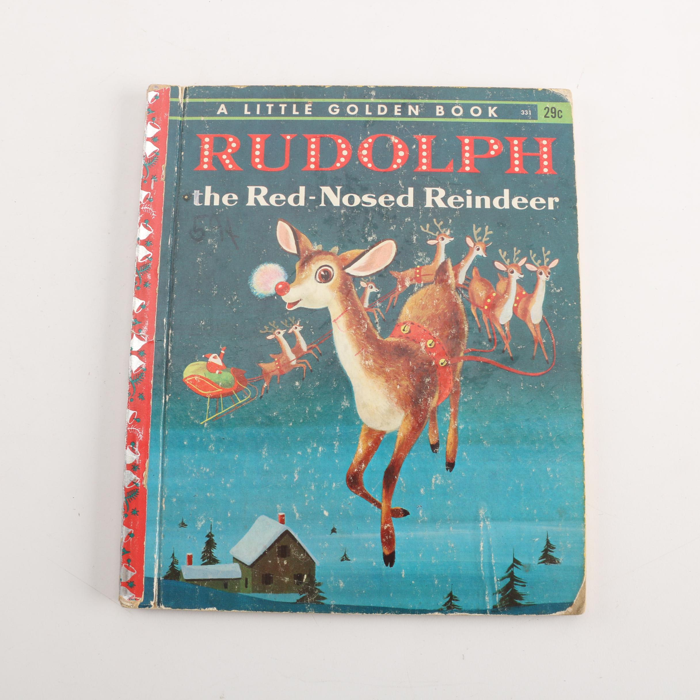 Vintage Christmas Books including "The Night Before Christmas"