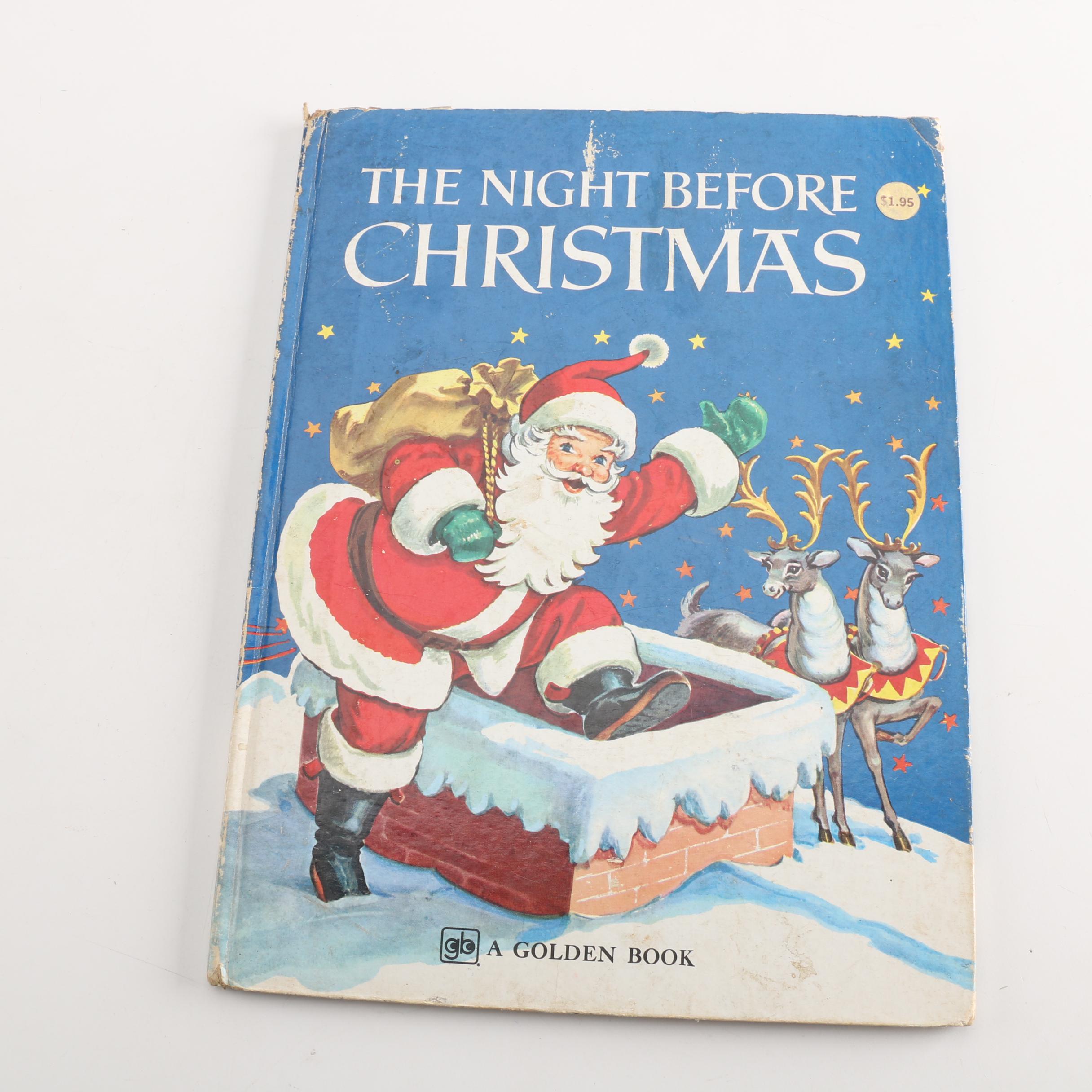 Vintage Christmas Books including "The Night Before Christmas"
