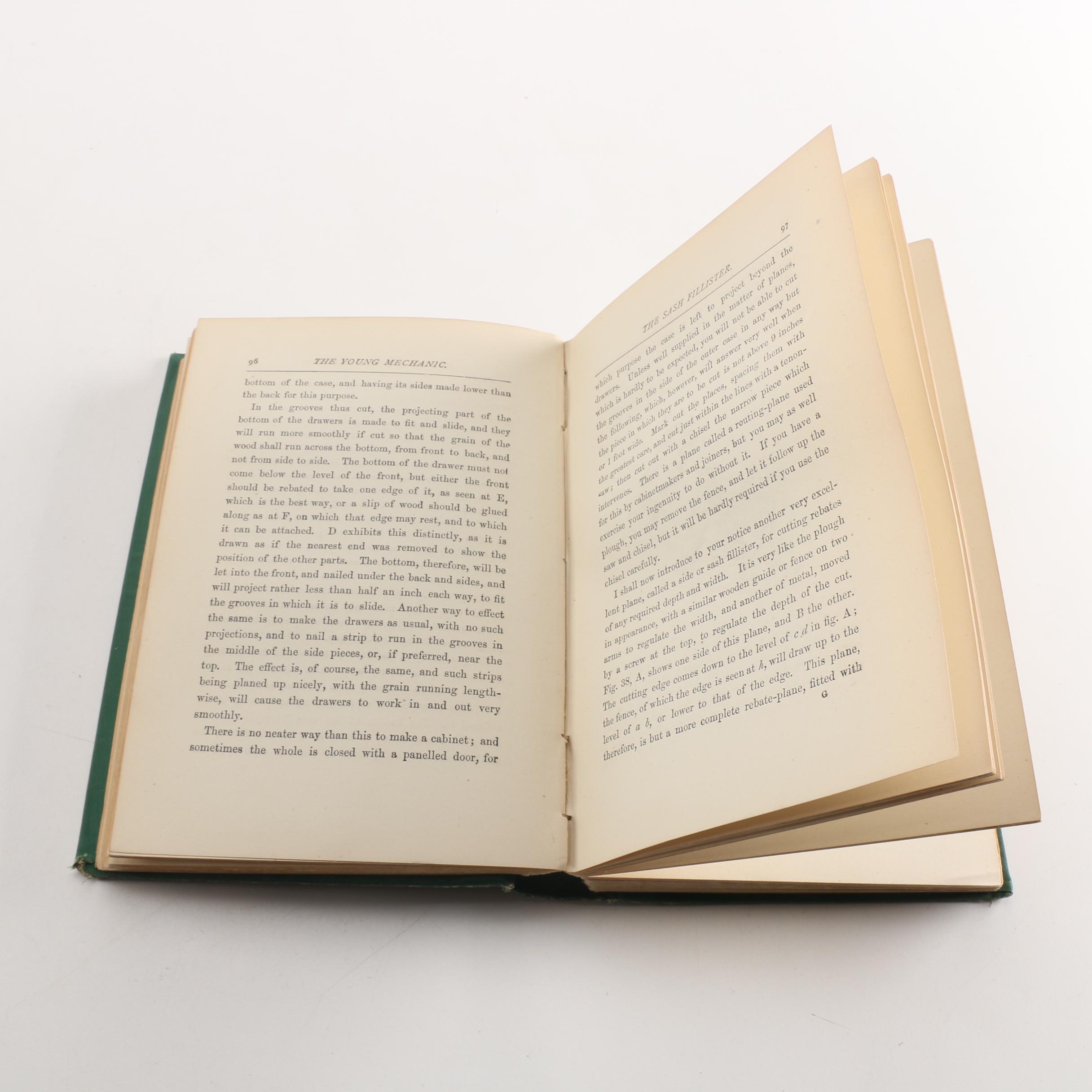 Circa 1872 "The Young Mechanic" Book