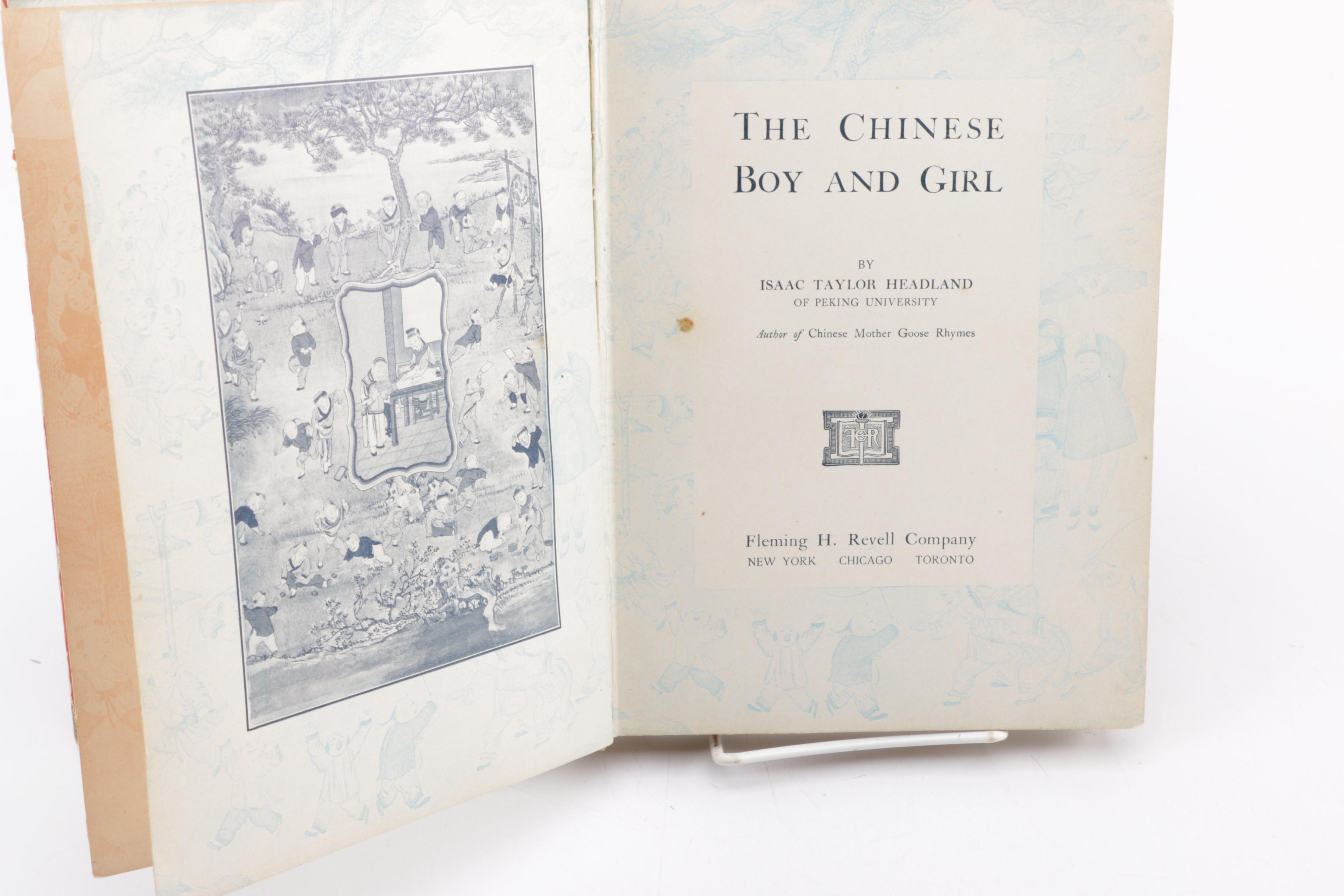 1901 "The Chinese Boy and Girl" by Isaac Taylor Headland