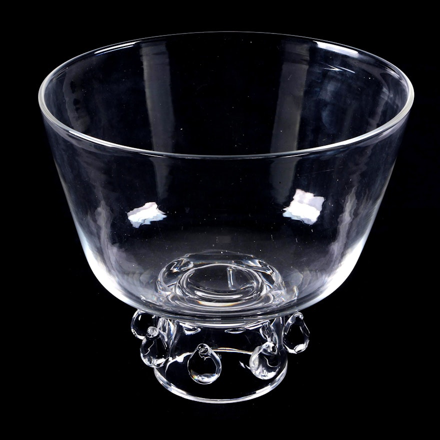 Steuben Crystal Centerpiece Pedestal Bowl