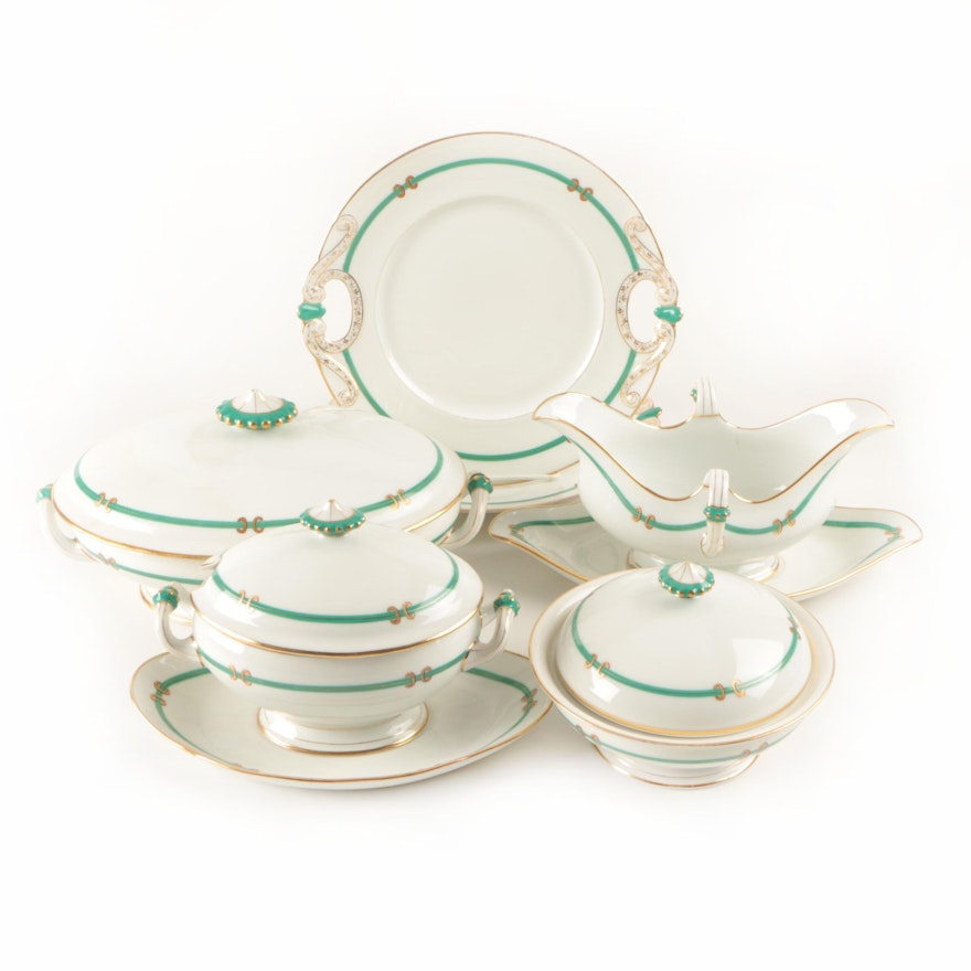Antique Haviland Porcelain Serveware