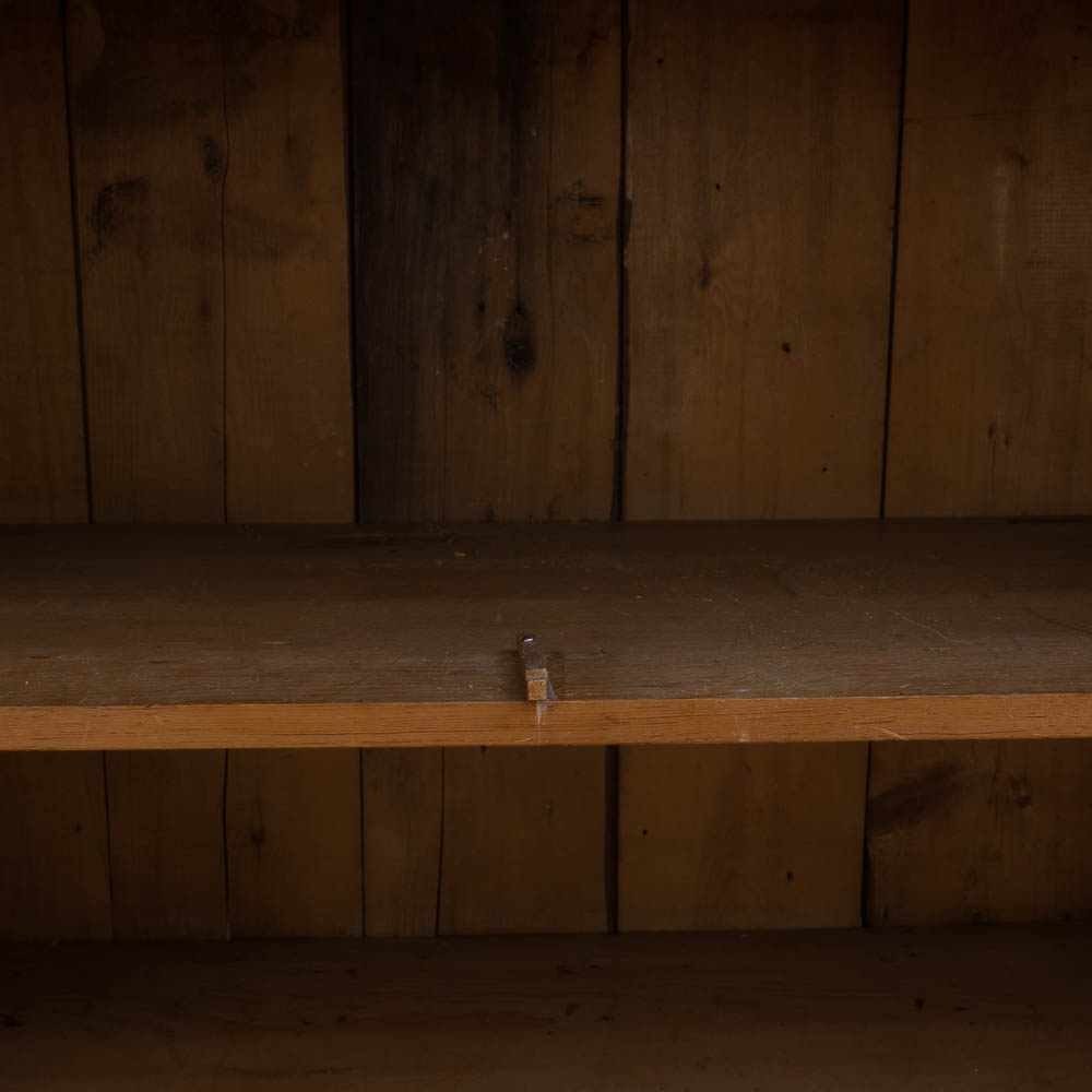 Antique Arts and Crafts Pine Hutch