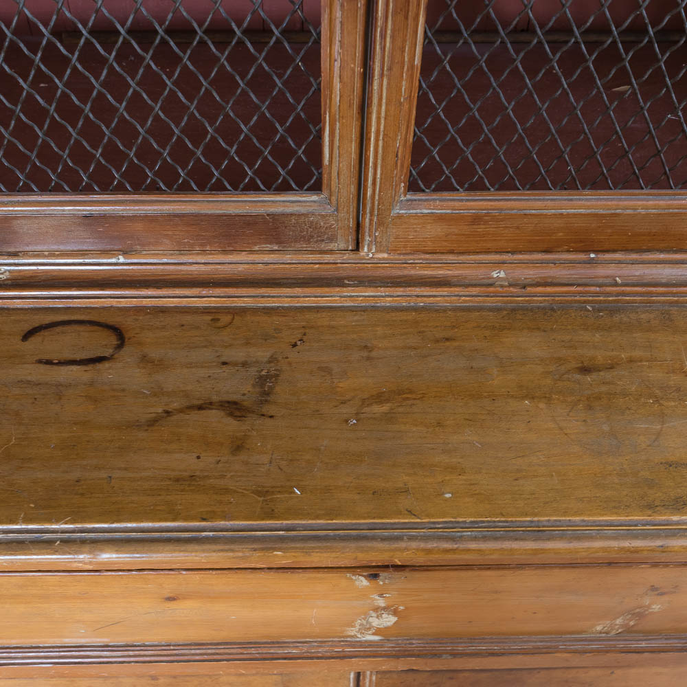 Antique Arts and Crafts Pine Hutch