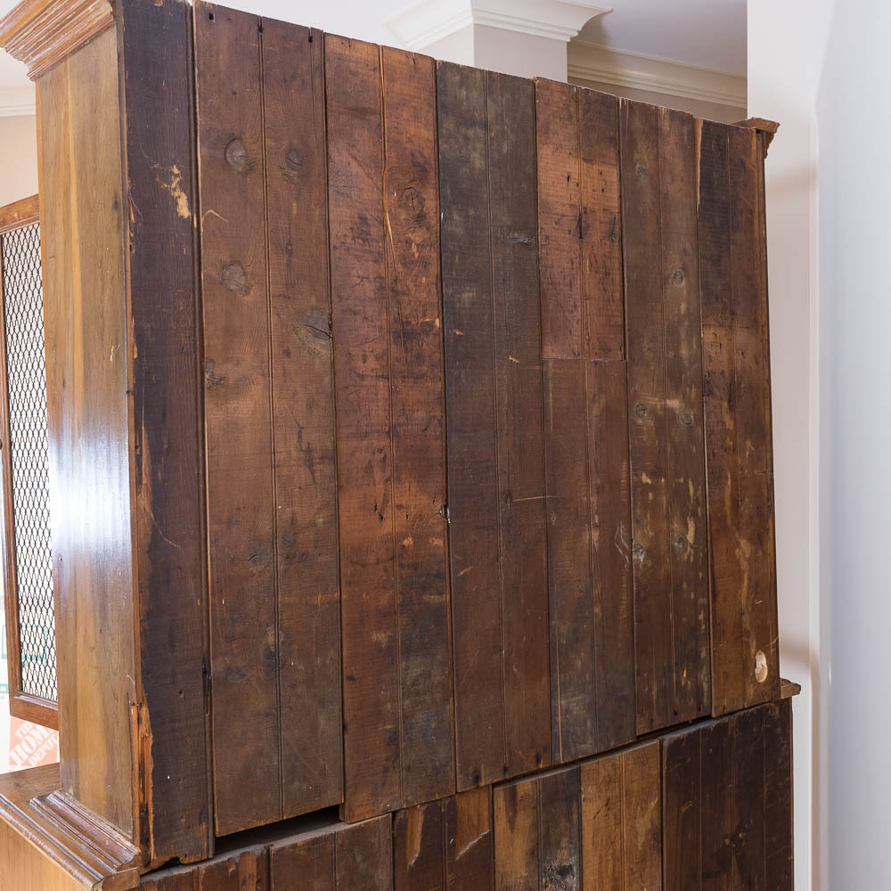 Antique Arts and Crafts Pine Hutch