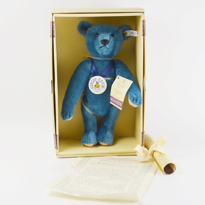 Steiff "Teddy Bear Blue 35 Replica 1908 Club Edition" Teddy Bear