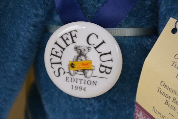 Steiff "Teddy Bear Blue 35 Replica 1908 Club Edition" Teddy Bear