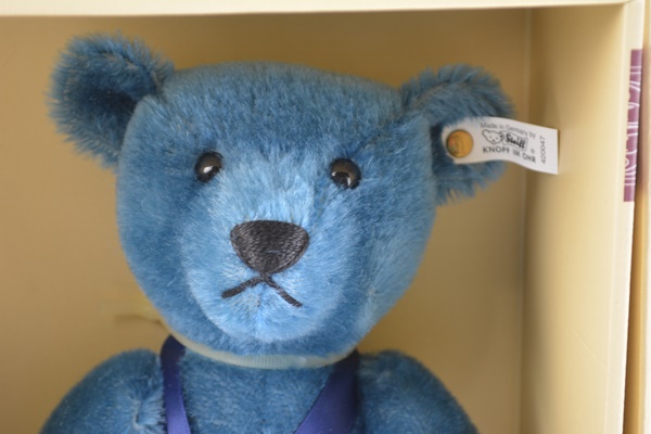 Steiff "Teddy Bear Blue 35 Replica 1908 Club Edition" Teddy Bear