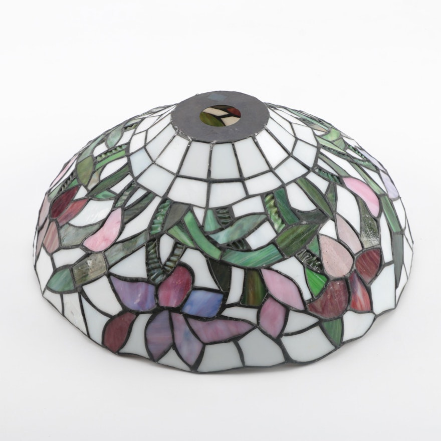 Tiffany Style Slag Glass Lamp Shade